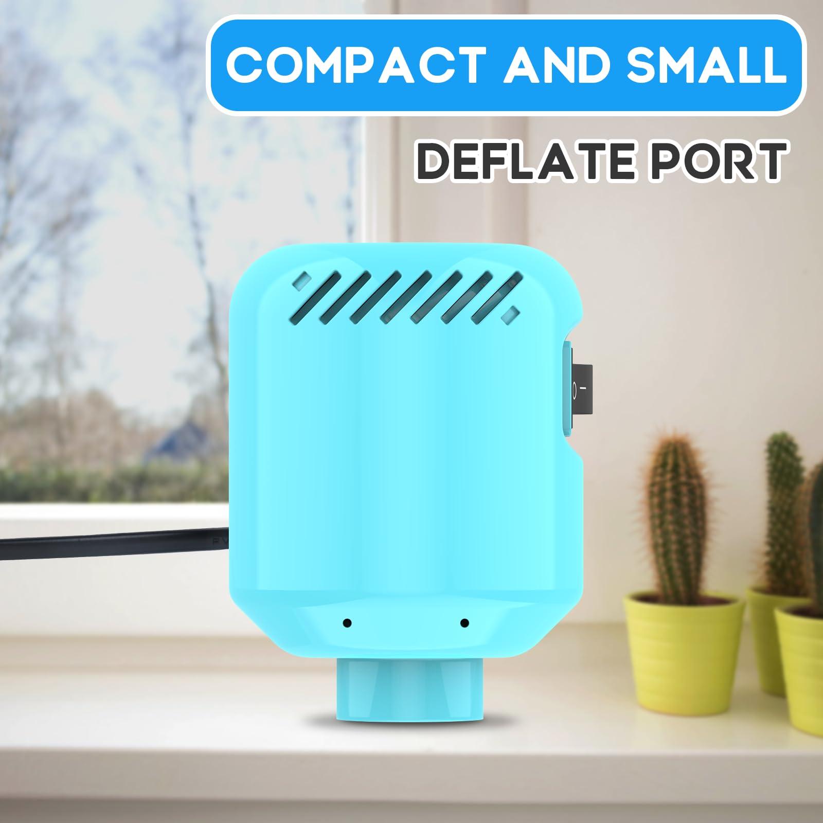 Zpp Electric Air Pump For Vacuum Storage Bags Space Saver Vacuum Storage Bag Pump For Compression Clothing, Portable Vacuum Pump