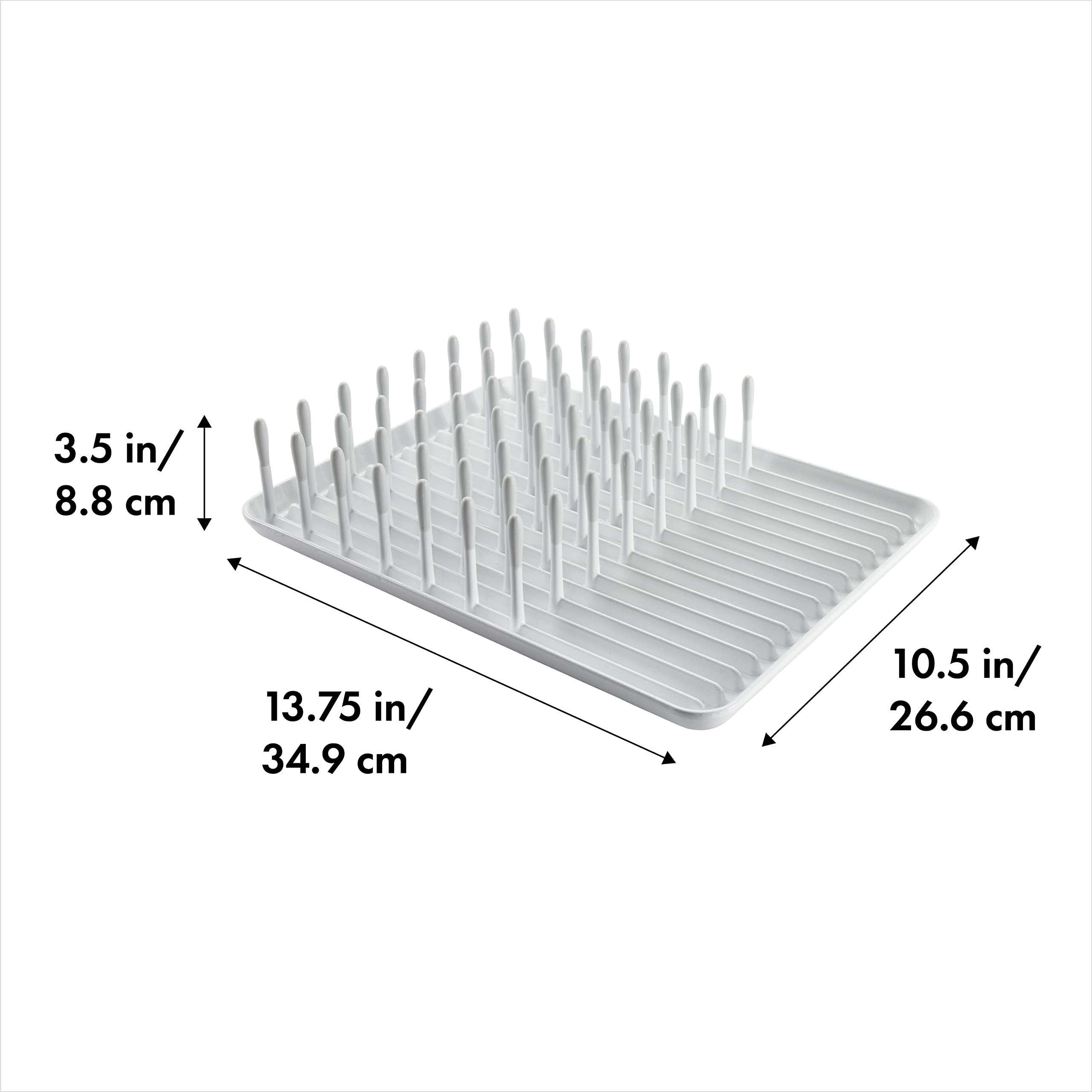 Oxo Good Grips Compact Dish Rack, Biscuit, 13-3/4'' X 10-3/8'' X 3-1/2'' H For Storage