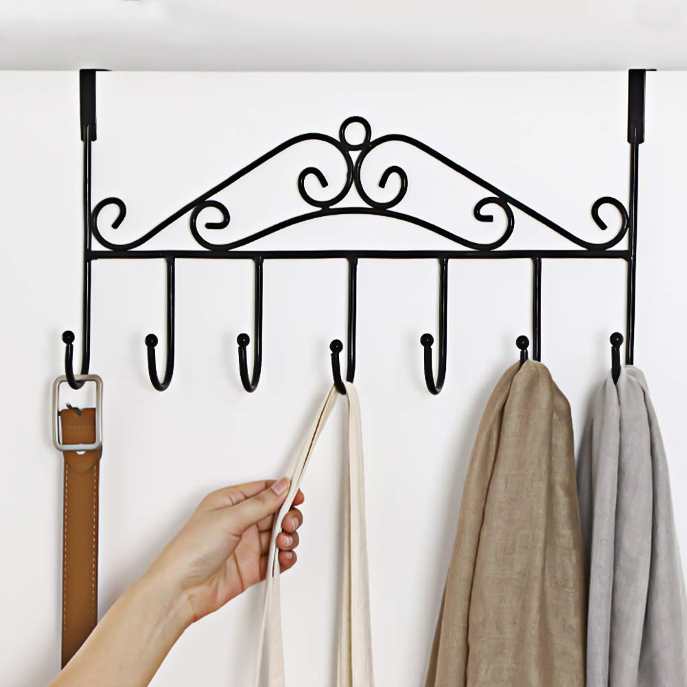 Over The Door Hooks, Over The Door Hanger For Hanging, Over Door Towel Rack Coat Rack Hanger Hooks For Clothing, Anti-Rust Overd