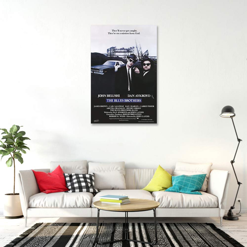 Poster Stop Online The Blues Brothers - Movie Poster (Regular Style - On A Mission From God) (Size: 24'' X 36'')