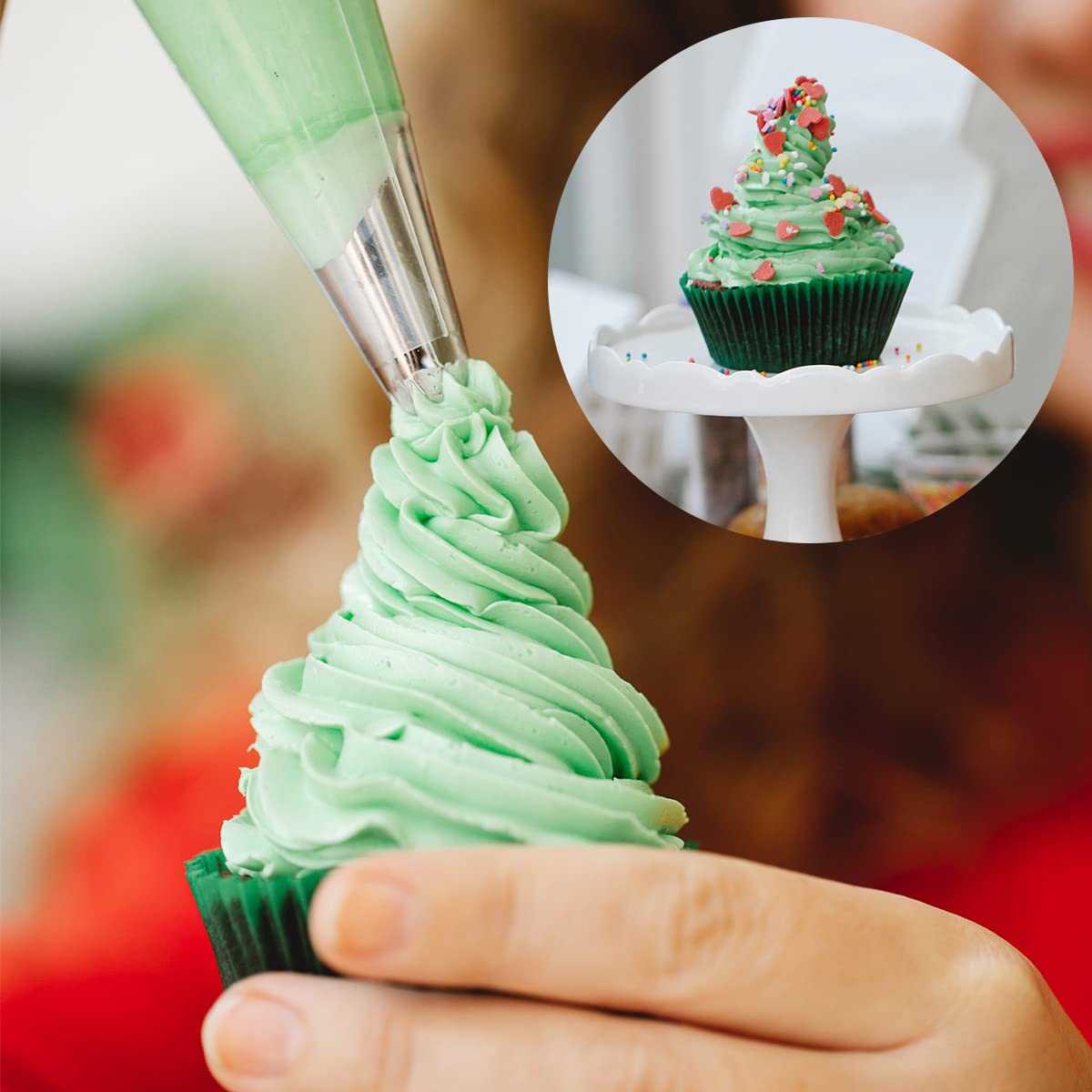 24 Piece Piping Tips Set, Icing Piping Nozzles With Storage Box, Stainless Steel Nozzles Tip For Cake Decorating