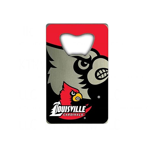 Fanmats 63351 University Of Louisville Credit Card Style Bottle Opener - 2A X 3.25