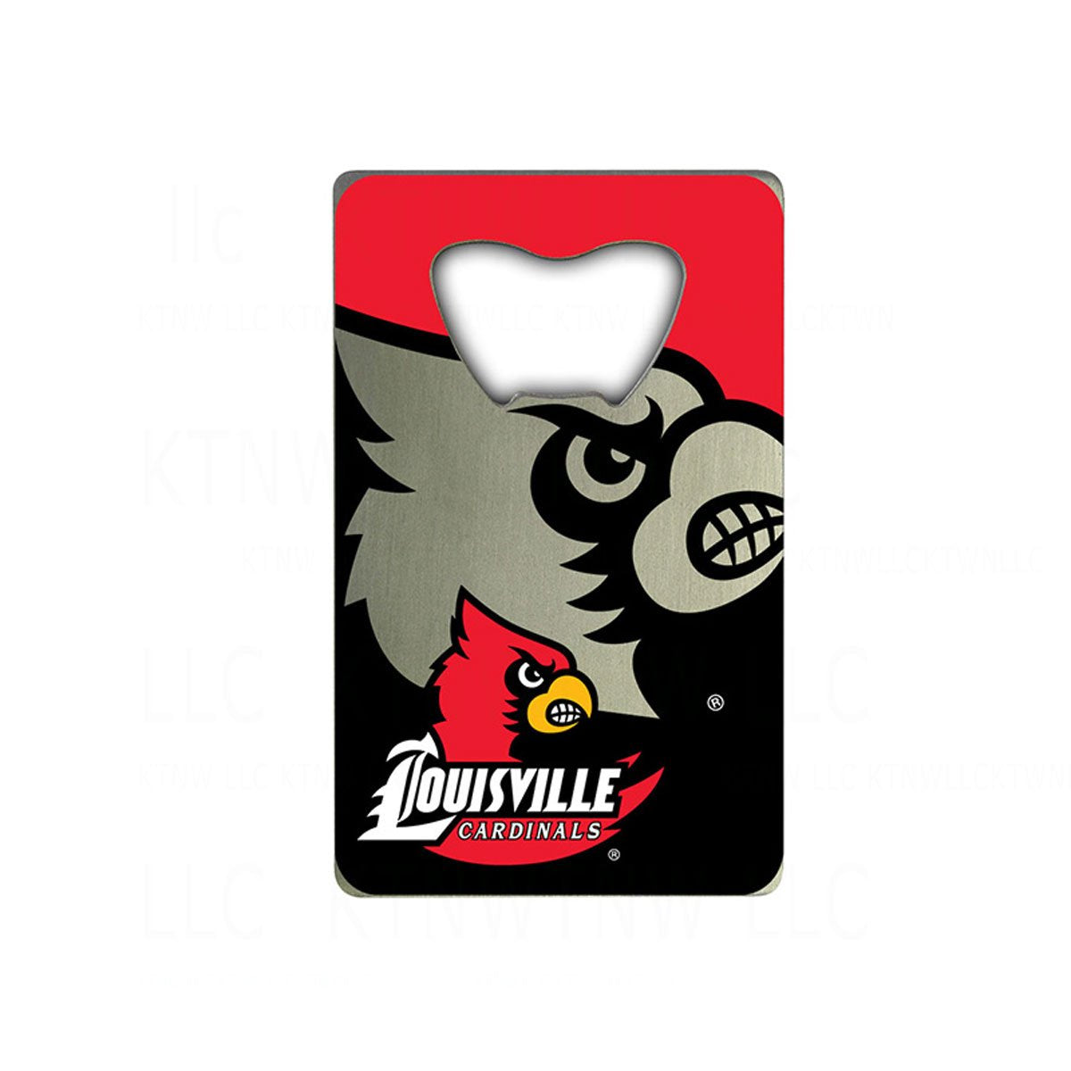 Fanmats 63351 University Of Louisville Credit Card Style Bottle Opener - 2A X 3.25