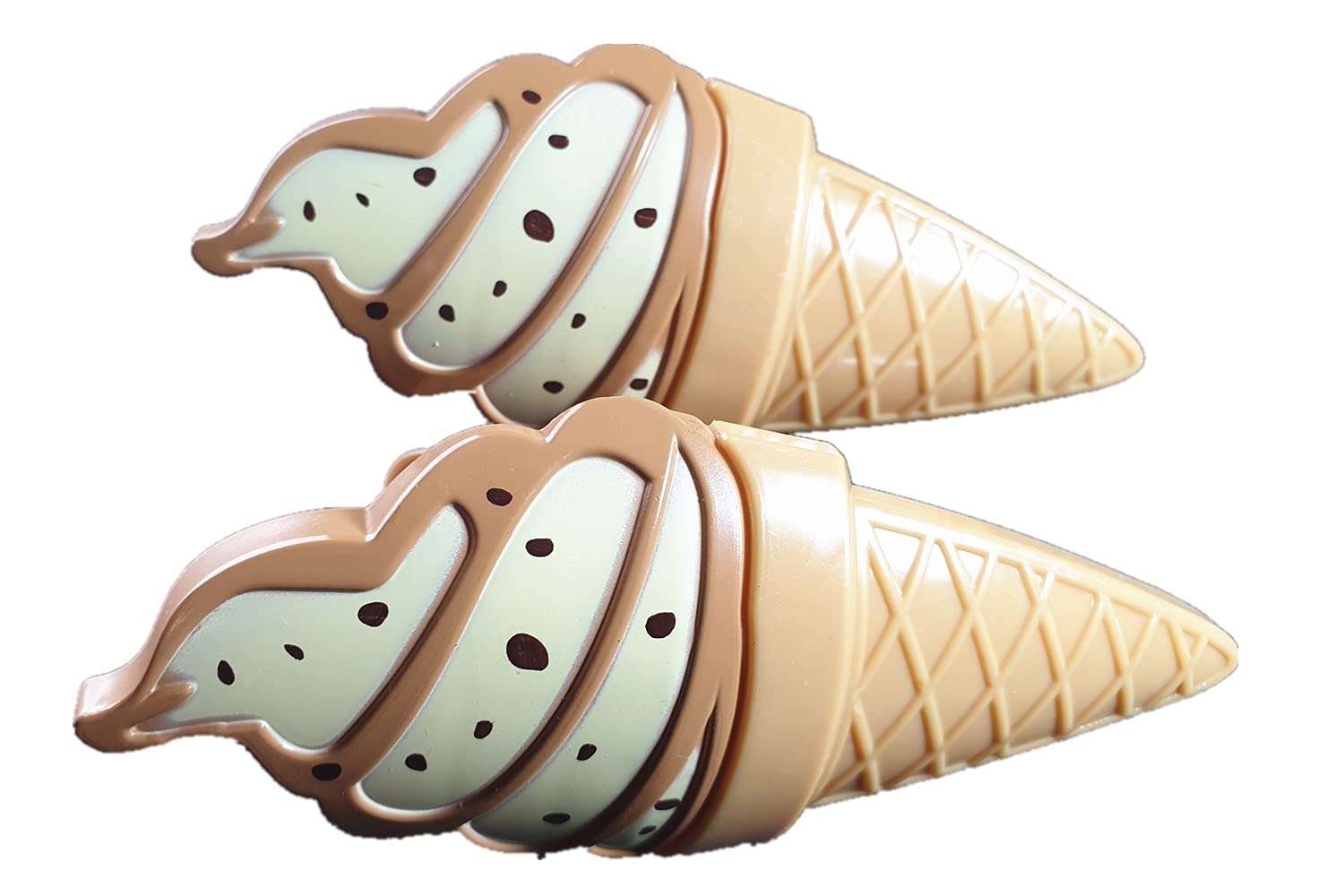 White Ice Cream Style Beach Towel Clips Jumbo Size For Beach Chair, Cruise Beach Patio, Pool Accessories For Chairs, Household C