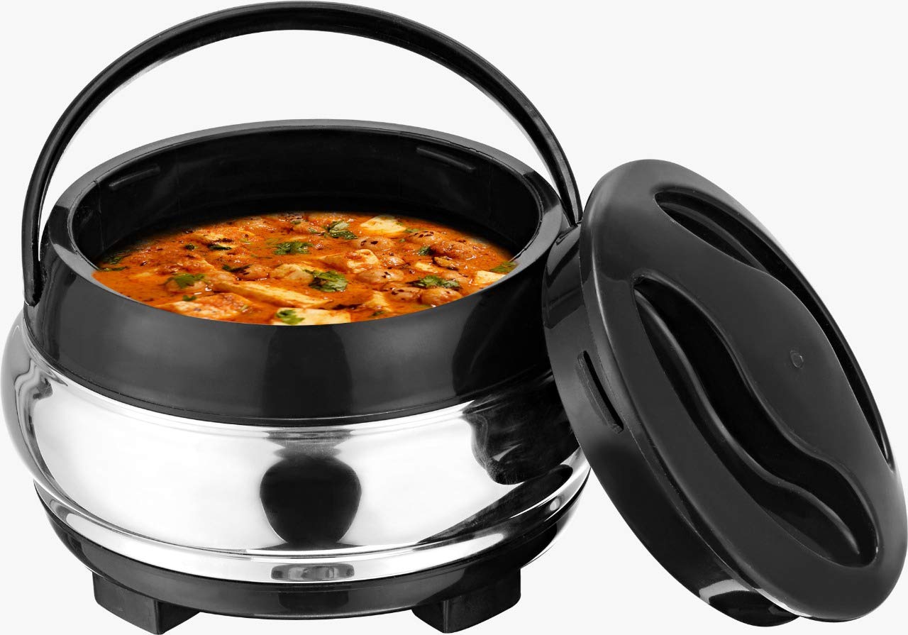 Rjkart Stainless Steel Insulated Serving Casserole With Lid Tureen Double Walled Food Warmer Serveware For Kitchen Home Hotel (2