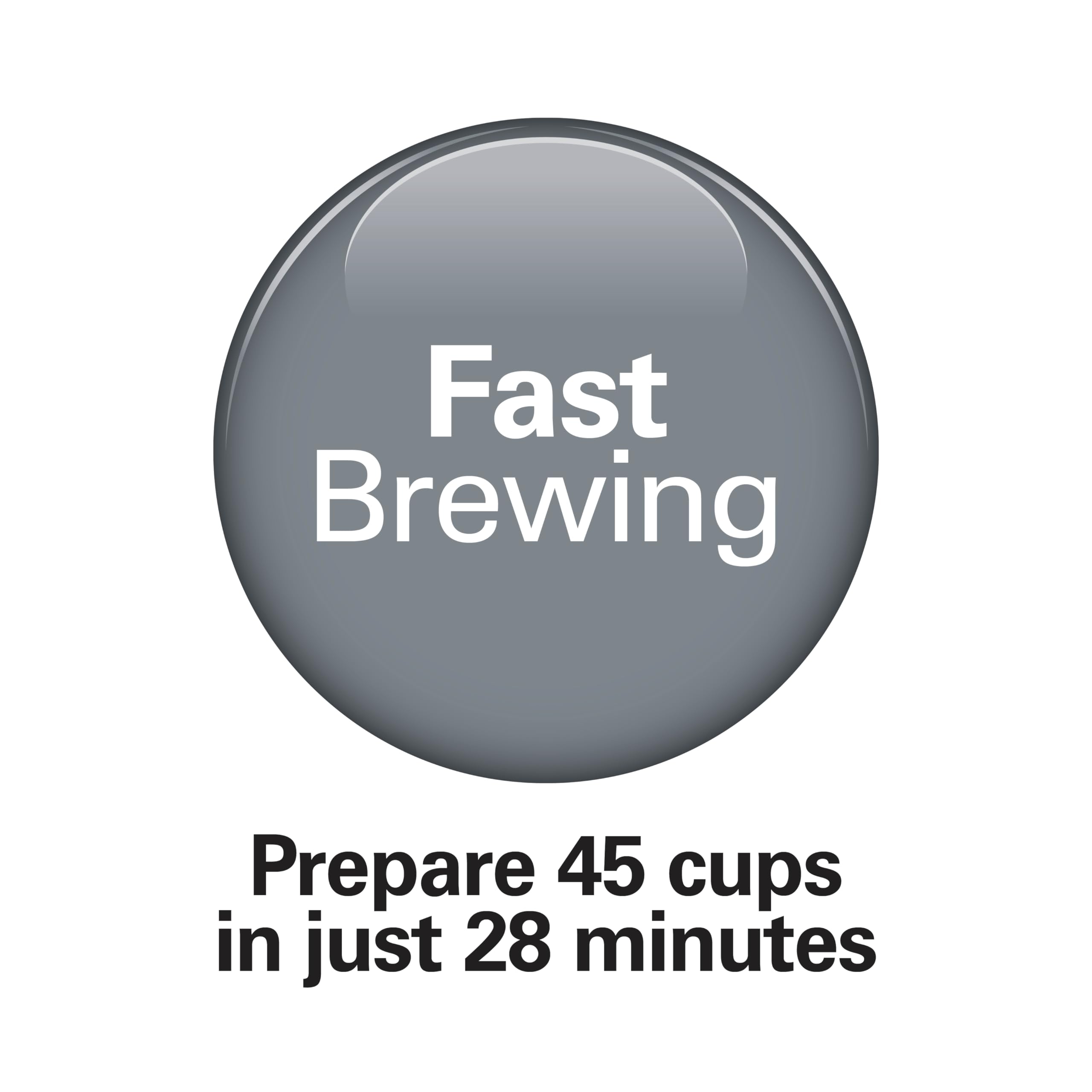 Hamilton Beach 45 Cup Fast Brew Coffee Urn And Hot Beverage Dispenser, 40521