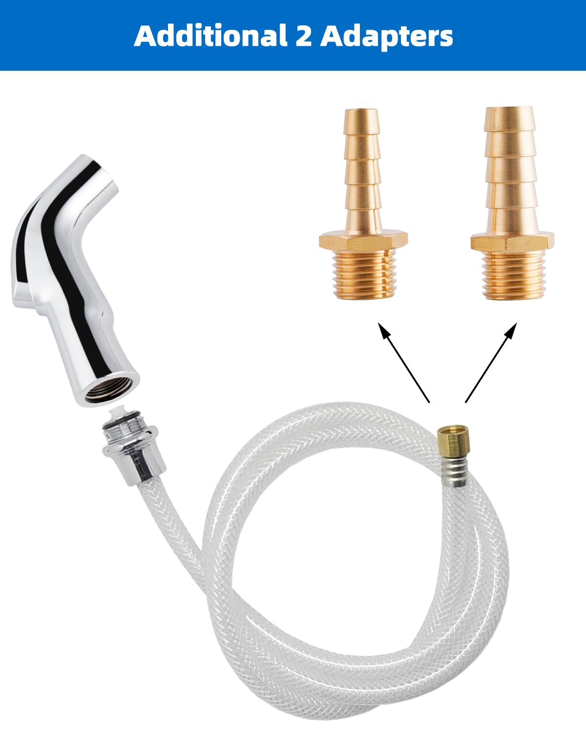 Kitchen Sink Faucet Sprayer Head Attachment Compatible With Moen Faucet Sprayer Replacement, Kitchen Sink Side Sprayer With Tran