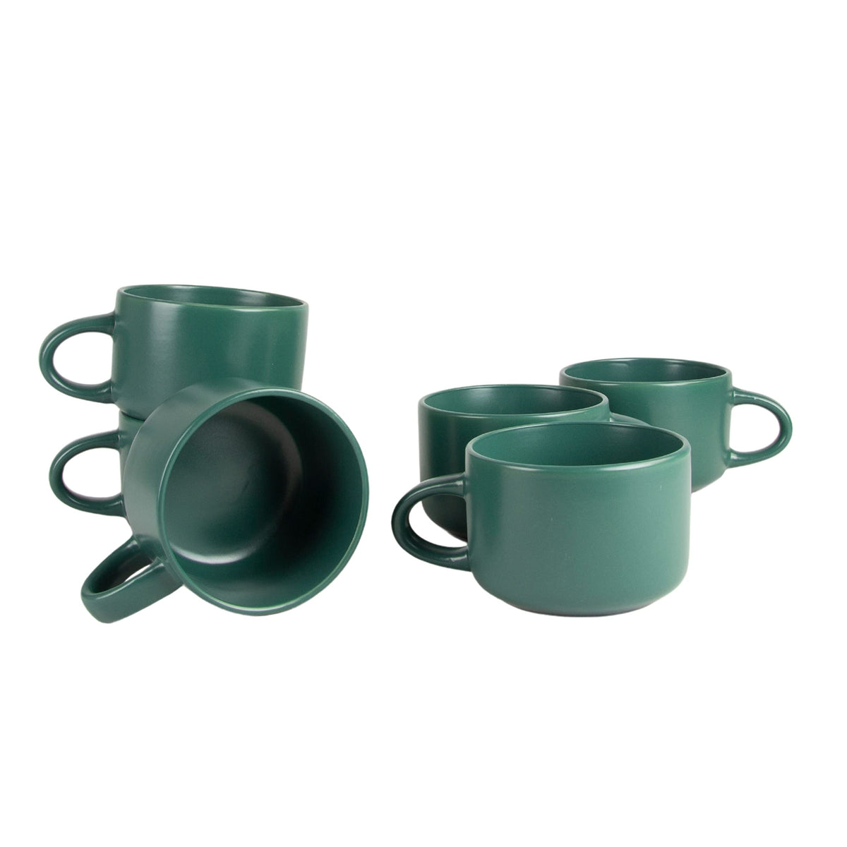 10 Strawberry Street Wazee Matte, 22 oz, Emerald green