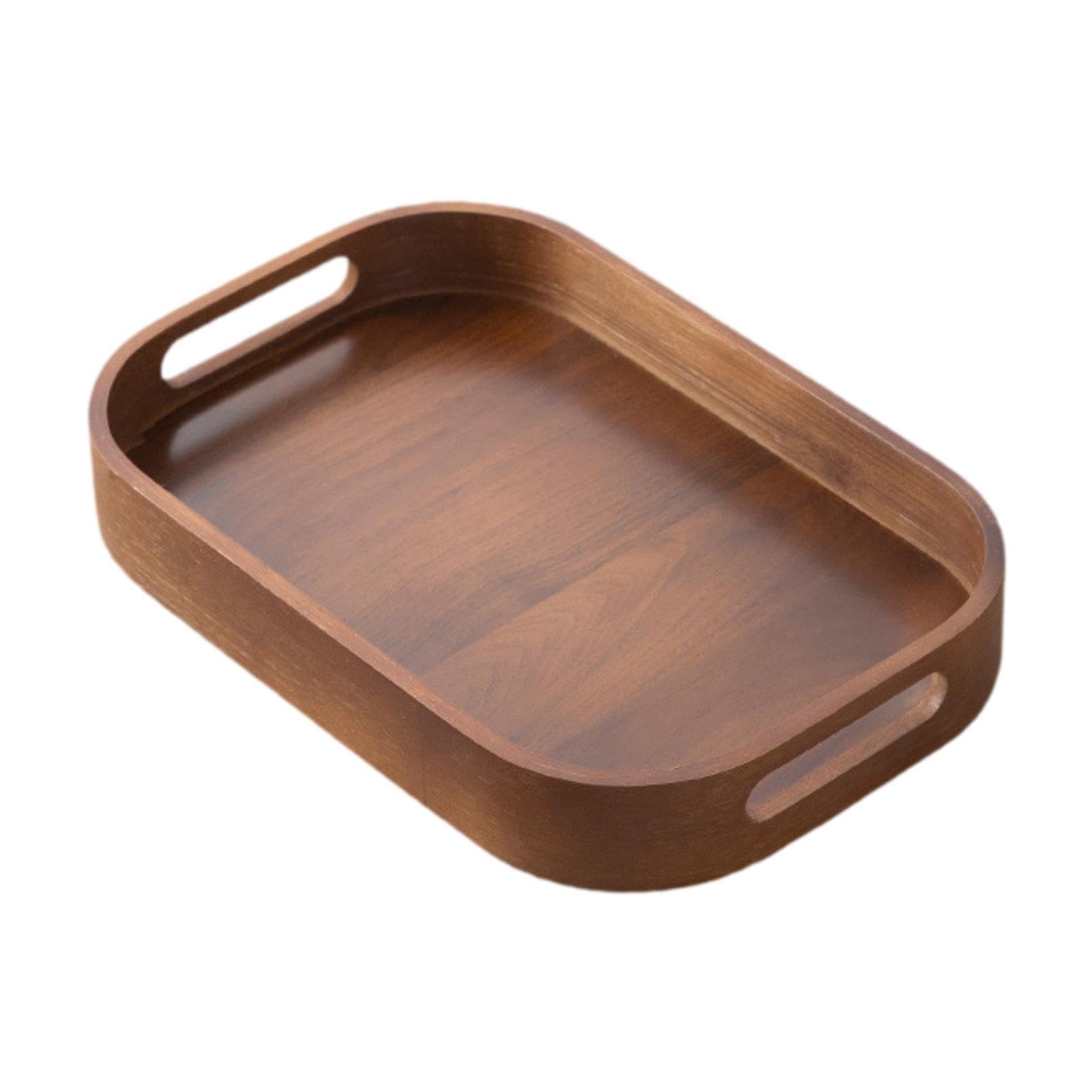 Heavenglow Bamboo Serving Tray Snack Plate For Coffee Table For Snack Cake Dining Table S|Home & Garden|Kitchen, Dining & Bar|Di