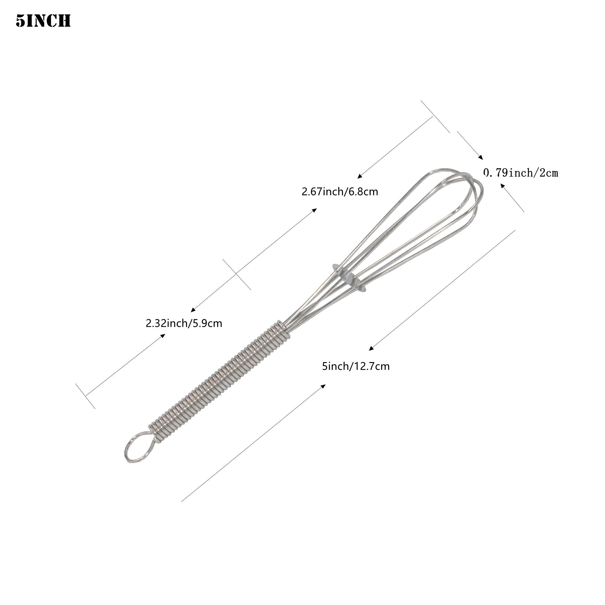 Tygylzgcf Mini Whisks 5 Inch 1Pcs