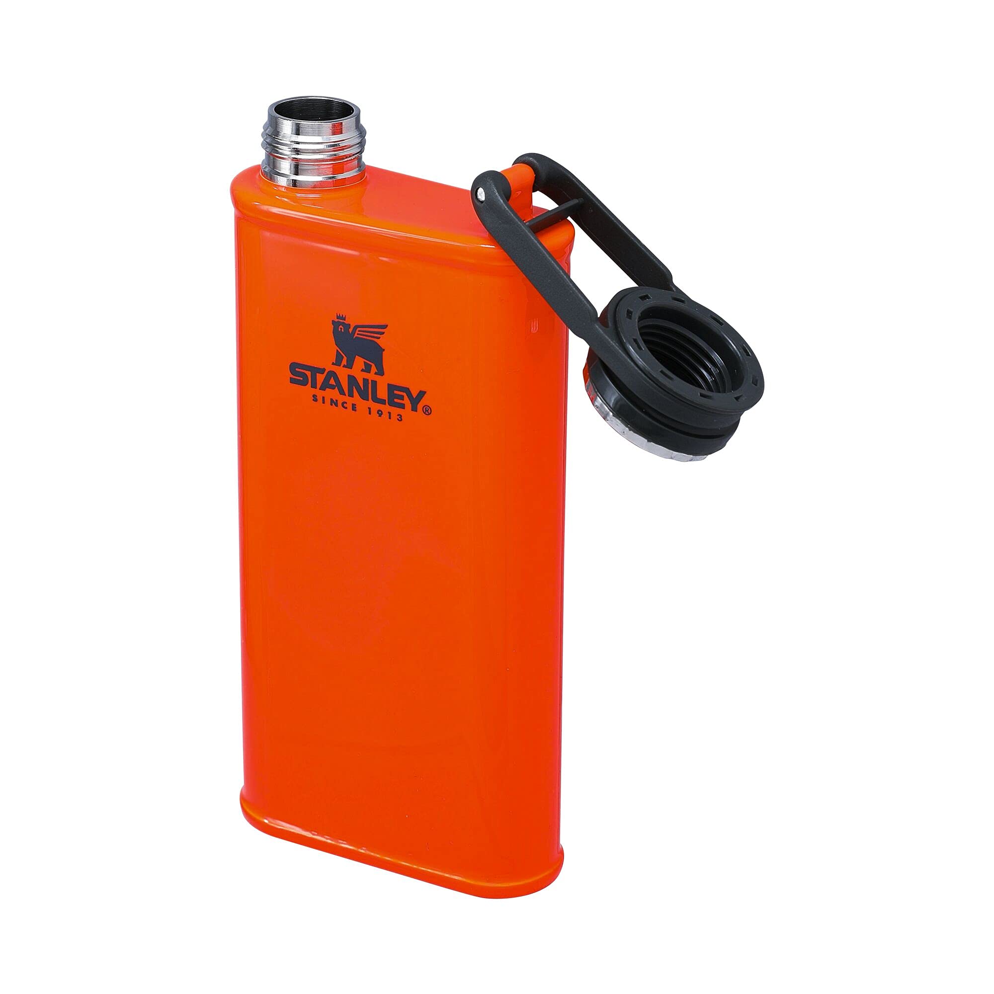 Stanley X Mossy Oak Classic Flask 8Oz With Never-Lose Cap, Wide Mouth Stainless Steel Hip Flask For Easy Filling & Pouring, Insu