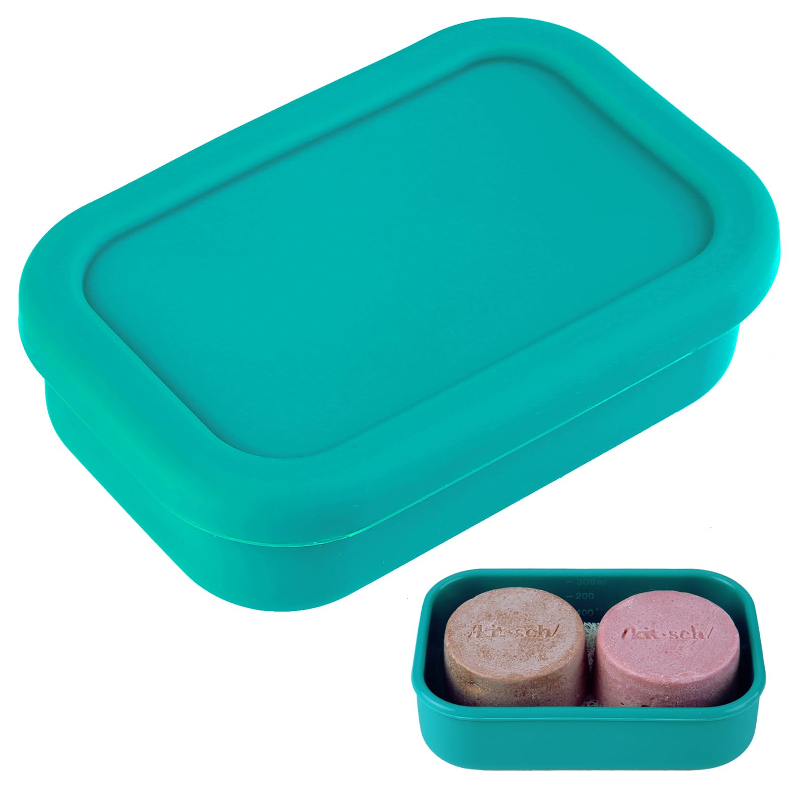 Puting Large Travel Soap Container Leak Proof,Silicone Soap Case With Soap Pad,Slip-Resistant Portable Bar Soap Holder For Showe