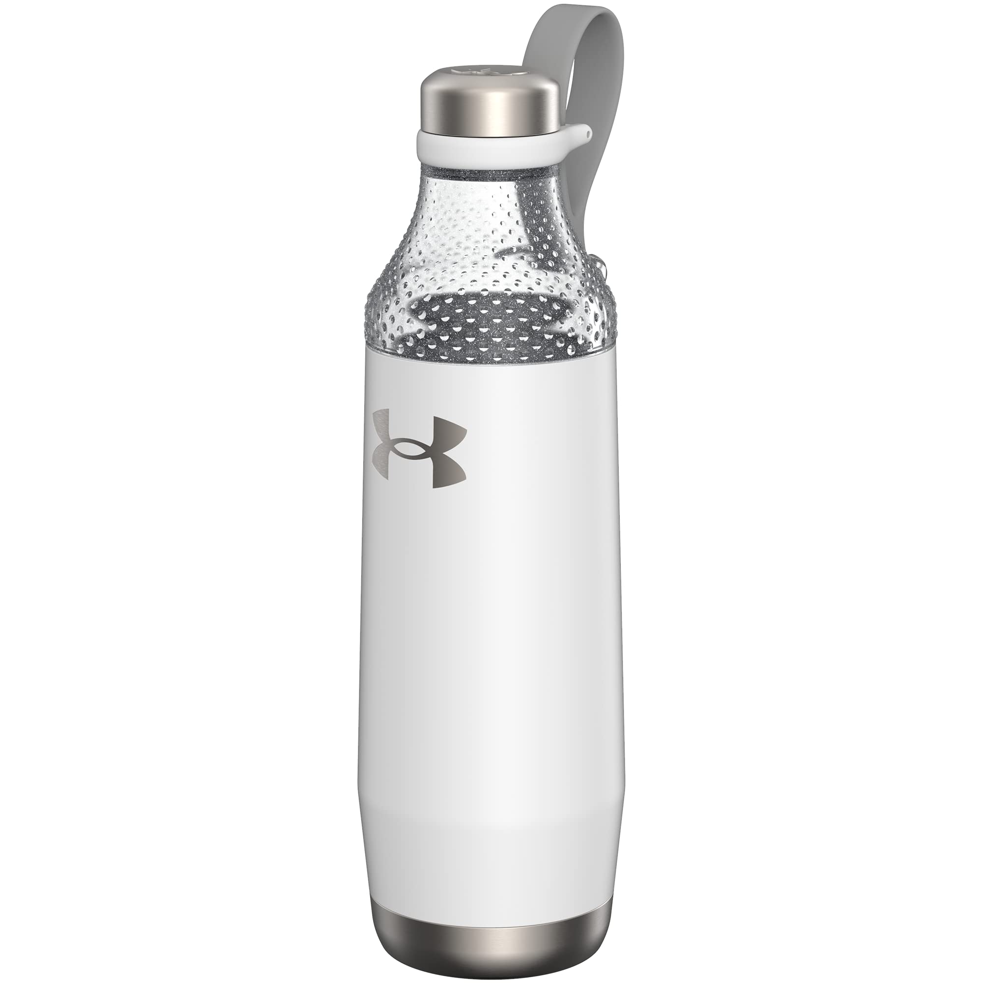 Under Armour TwistOff Top Stainless Steel Water Bottle 22oz for Ice & Protein Shake  Insulated, ShatterProof, OdorProof Shak