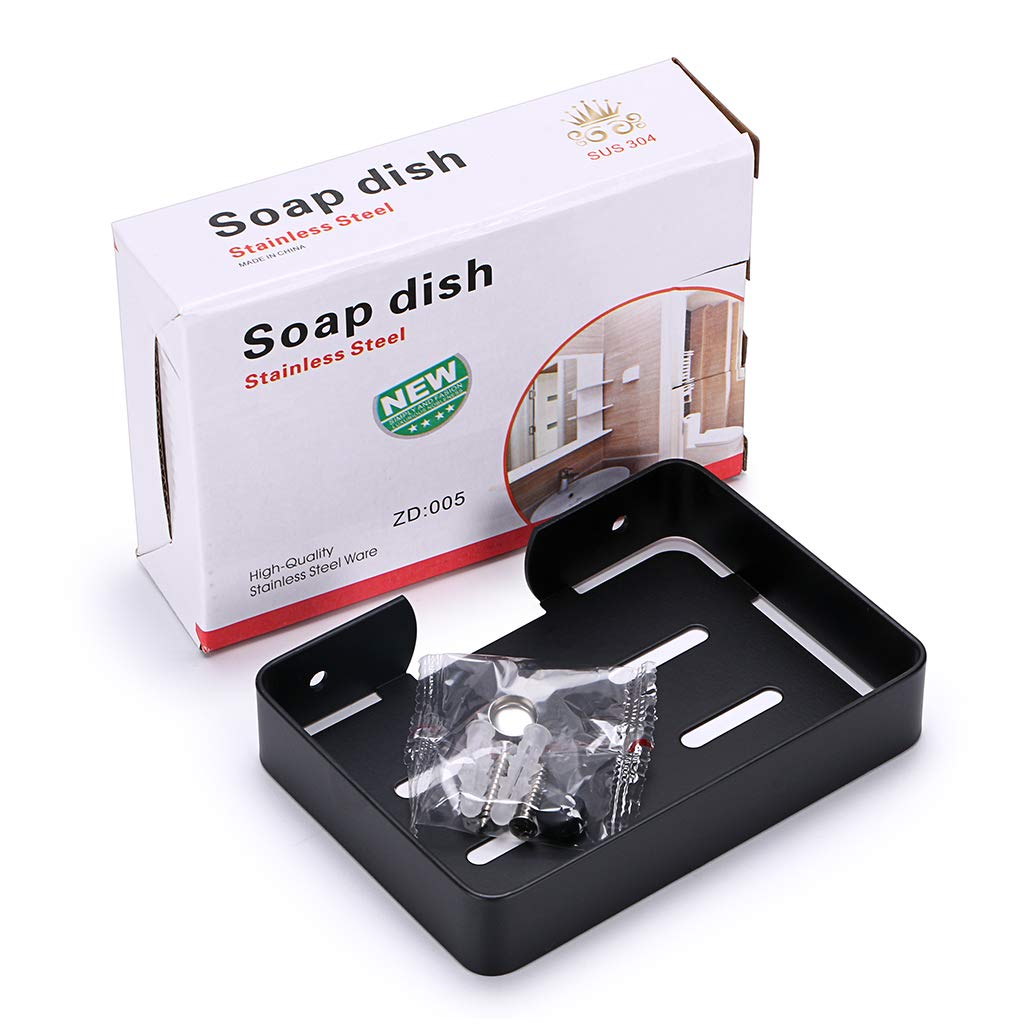 Sumnacon Soap Dish Holder Stainless Steel Wall Mounted, Heavy Duty Soap Tray,Shower Soap Saver,Sponge Holder For Bathroom Shower