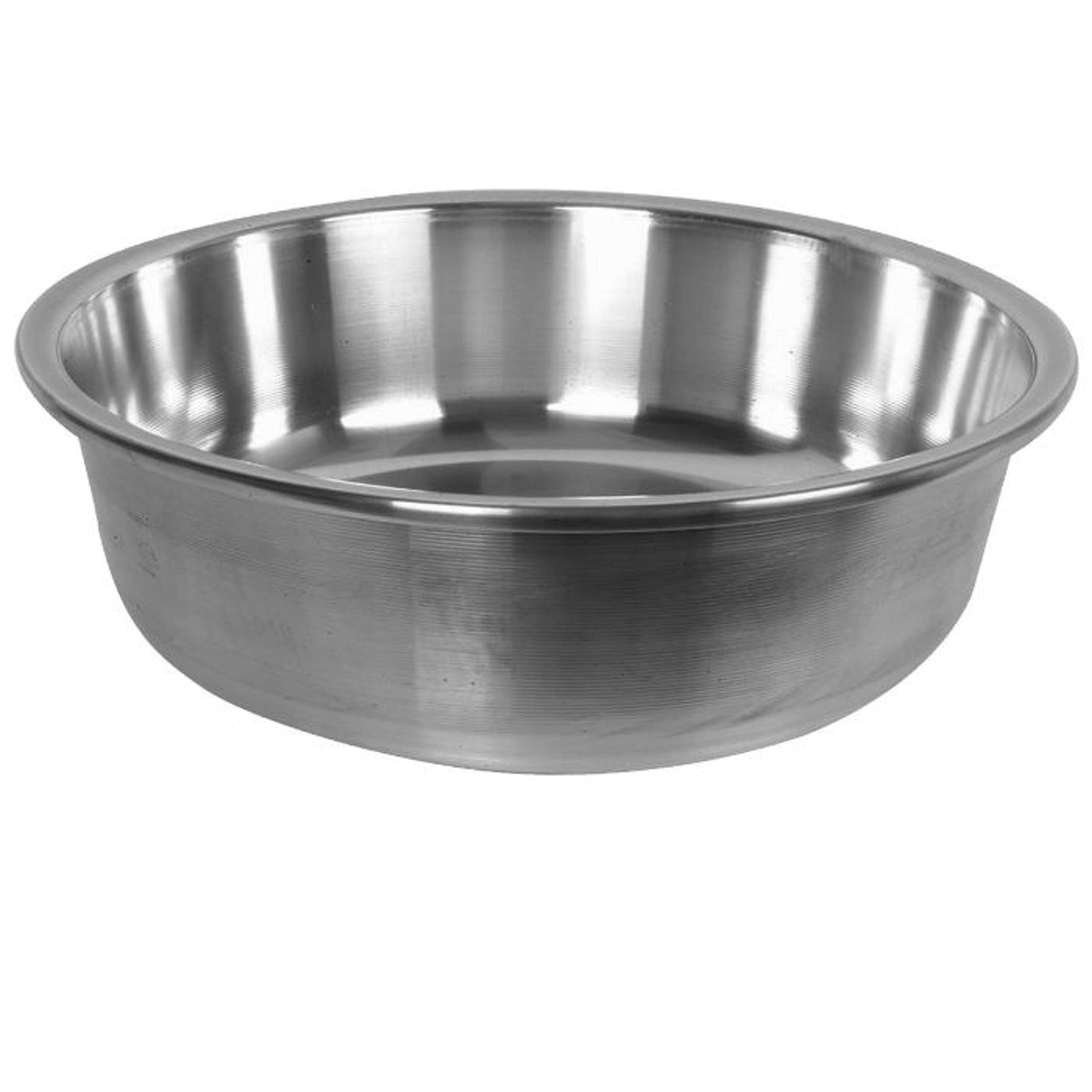 Truecraftware- 23 Qt. Heavy Duty Aluminum Basin With Tapered Edges,19'' X 6'' Made In Taiwan,Washing Bowl For Fruit And Vegetabl