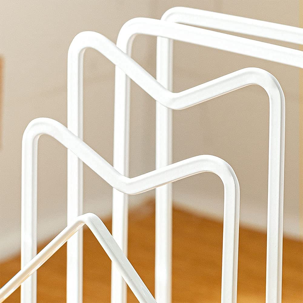 Sunficon Cutting Board Rack Chopping Board Organizer Stand Holder Kitchen Countertop Pots Pan Lids Rack Organizer Flat Steel 4.9