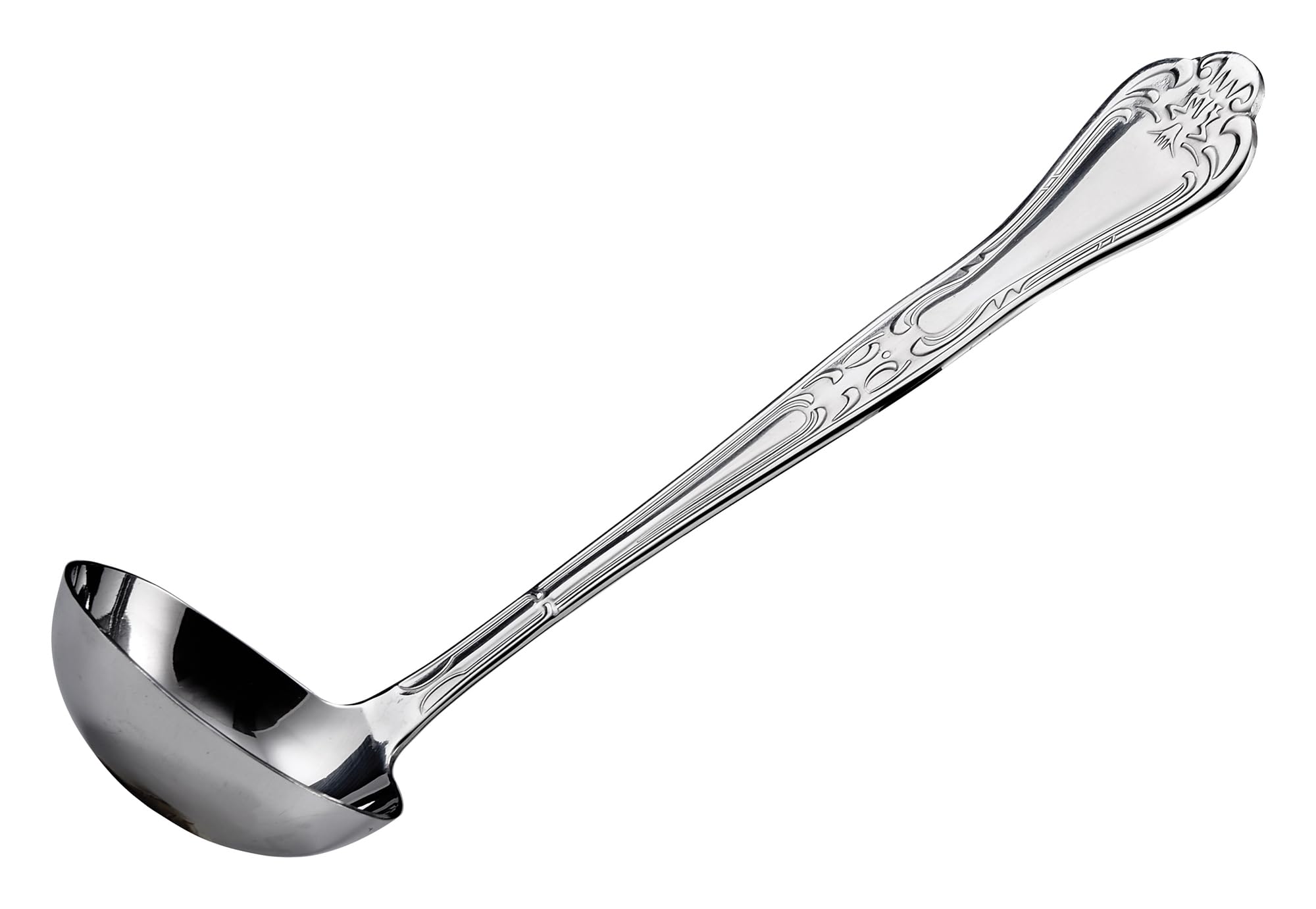 Winco Elegance Ladle, 2-Ounce, Medium, Stainless Steel