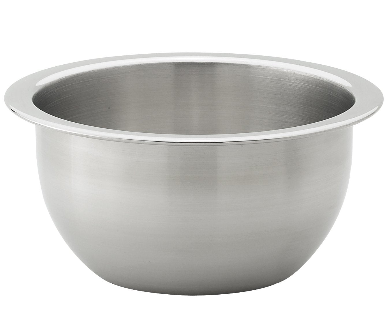 Hic Kitchen 2-Quart Mixing Bowl, Heavyweight 18/8 Stainless Steel, Reinforced Rim, Dishwasher Safe, Ideal For Mixing & Serving