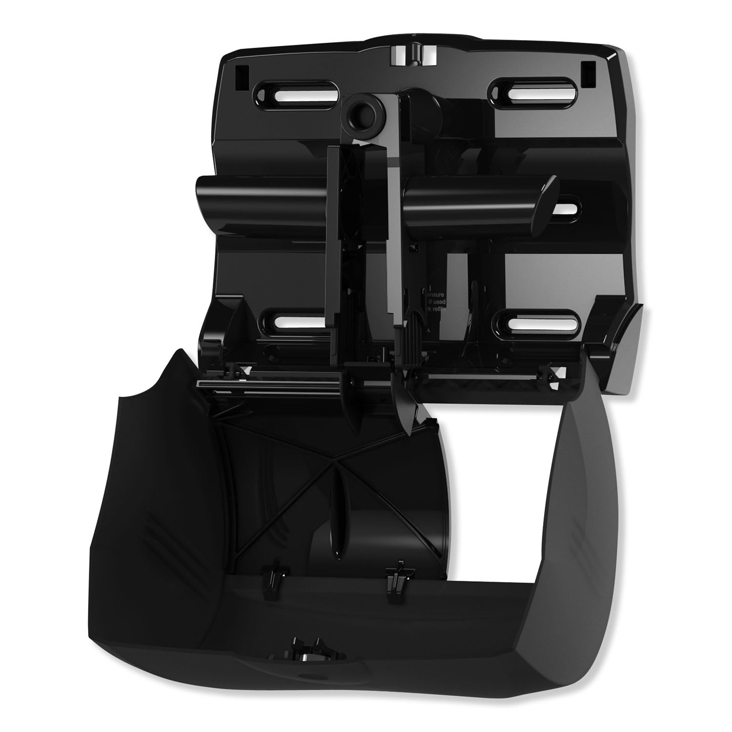 Tork Twin Bath Tissue Roll Dispenser For Opticore, 11.06 X 7.18 X 8.81, Black (565728)