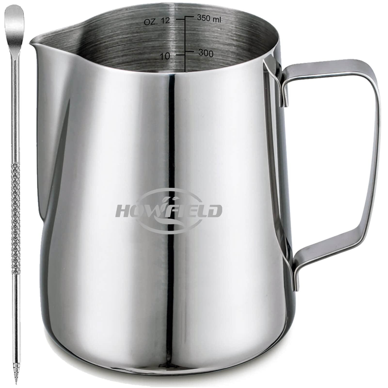 Milk Frothing Pitcher Espresso Accessories - Milk Steaming Pitcher Stainless Steel Pitcher Latte Art Espresso Machine Cappuccino
