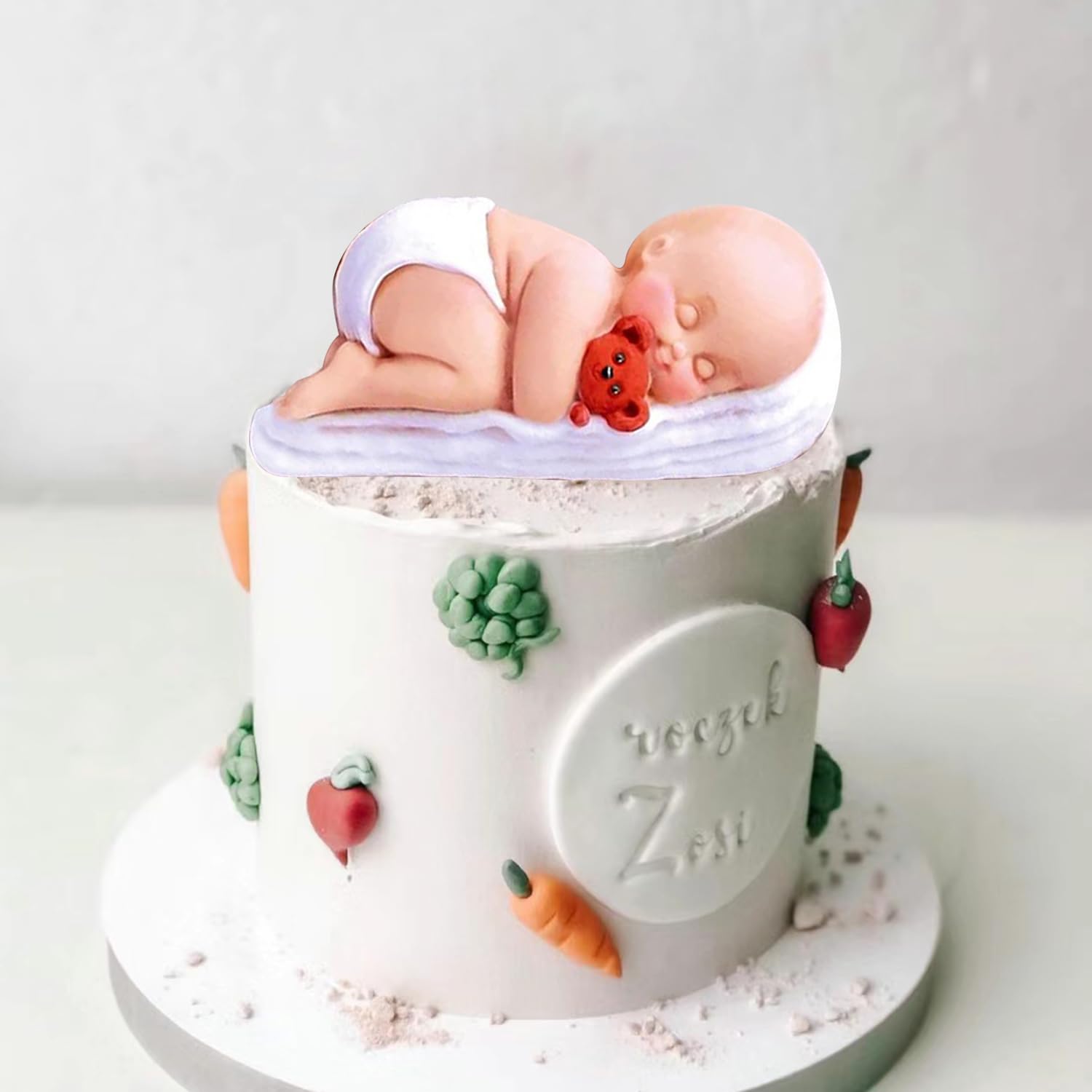 Xmoldnms 3D Baby Silicone Molds Sleeping Baby Fondant Mold For Cake Decorating Cupcake Topper Candy Chocolate Gum Paste Polymer