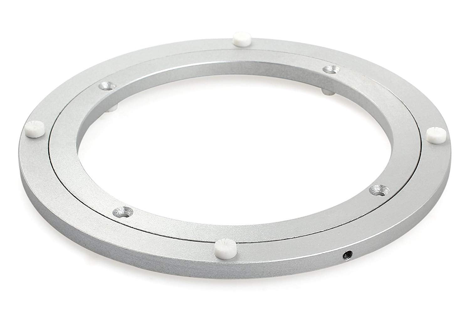 Dailydanny Aluminum Heavy Duty Lazy Susan Rotating Turntable Bearing Swivel Plate Hardware For Dining-Table (10 Inch)