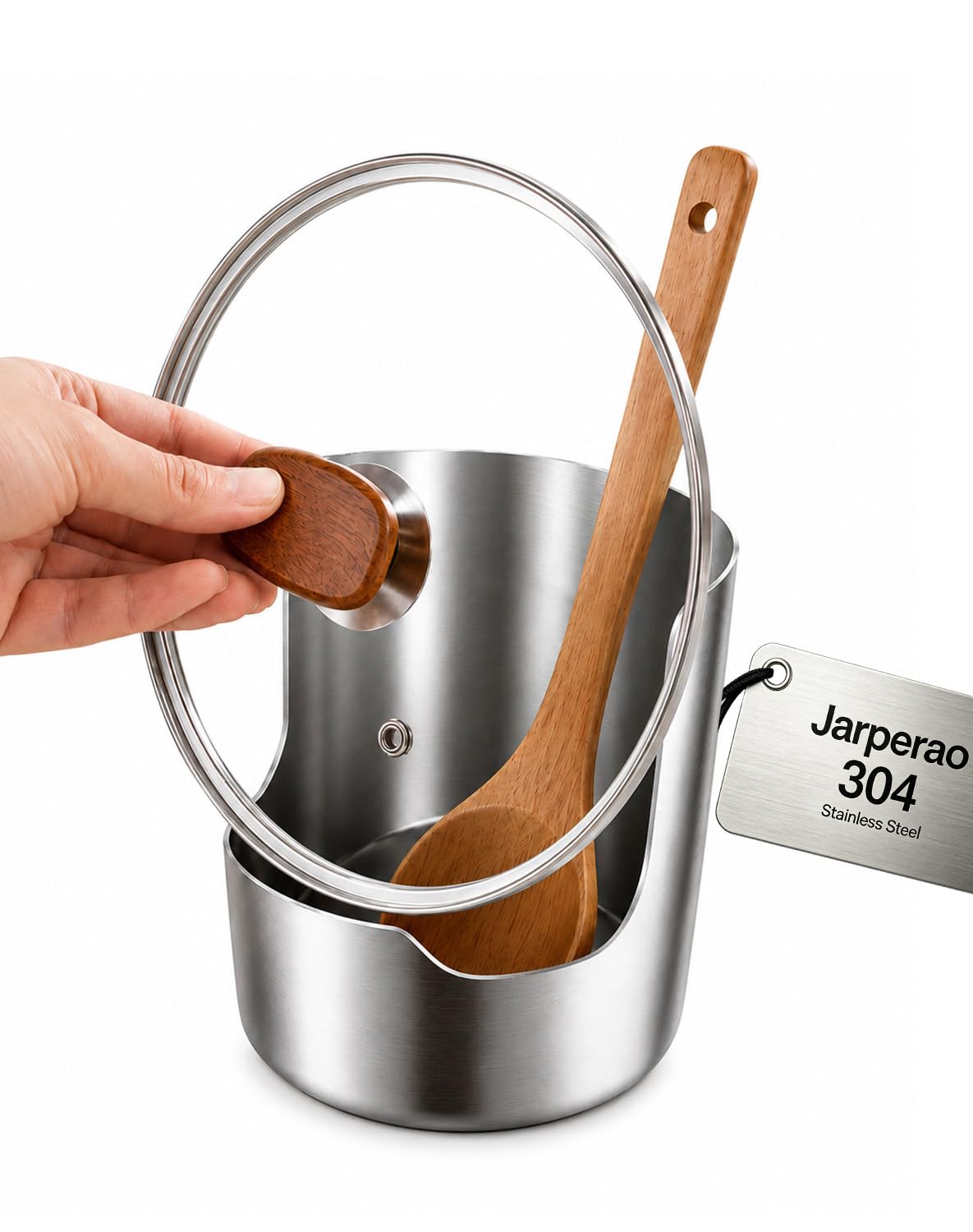 Spatula Holder for Counter, Stainless Steel Spoon Rest,2PCS