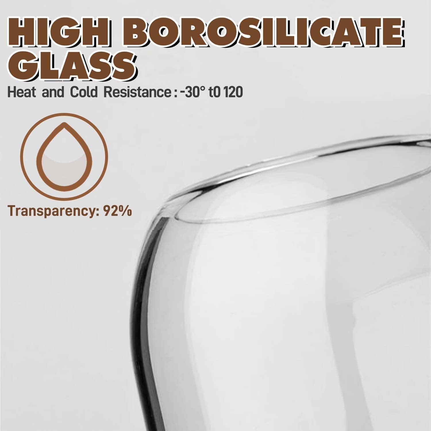 La Llareta glass Food Storage canister  1200ml42oz Storage container with Ball cork  clear glass Storage Jar  Sealed container canister  for Spices  Sugar  coffee  Biscuits  candies