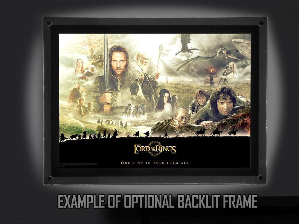 Mightyprint Lord Of The Rings Trilogy - The Journey - Durable 17    X 24 Wall Art - Not Made Of Paper - Officially Licensed Coll