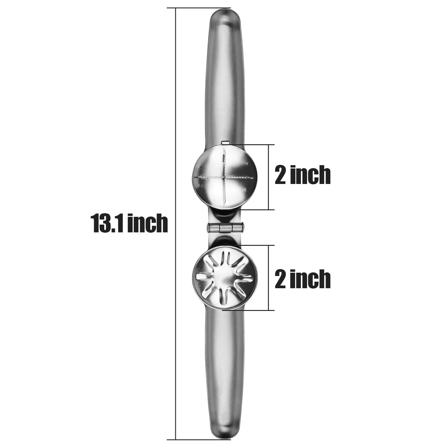 Anwenk Nutcracker Chestnut Clip Peeler Nut Cracker Pecan Walnut Plier Opener 304 Stainless Steel Kitchen Tools With 2 Picks