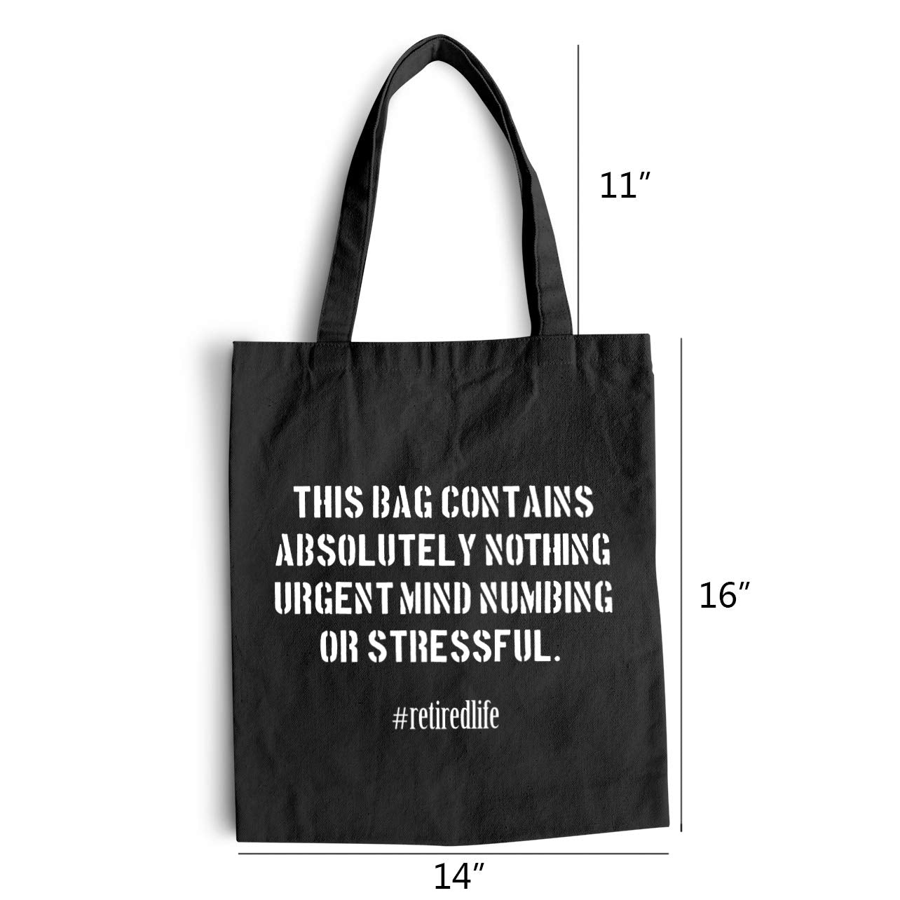 Forbidden Paper Funny Retirement Gift Retired Natural Cotton Canvas Reusable Tote Bag Retirement Gifts For Women Men Retirement