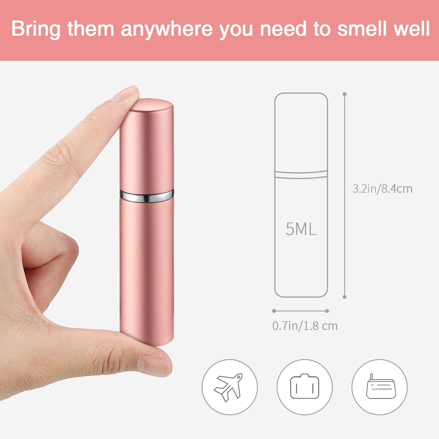 14 Pieces Travel Perfume Mini Refillable Spray Perfume Bottle Portable Perfume Bottle With 10 Pieces Perfume Refill Pump Perfume