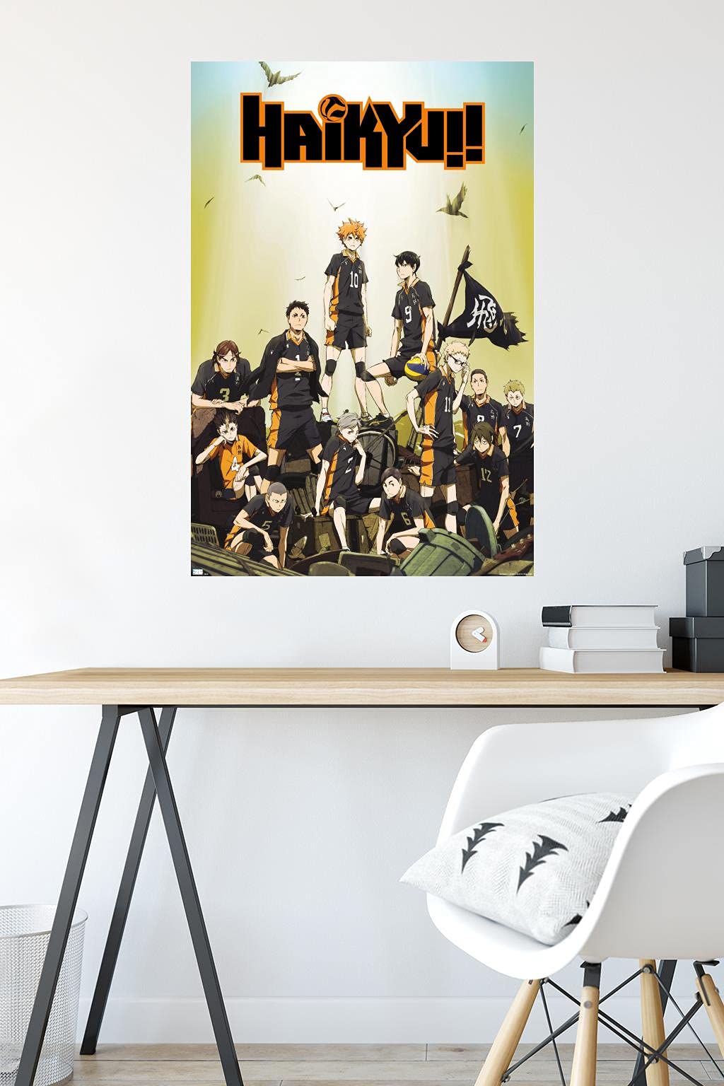 Trends International Haikyu!! - Key Art Wall Poster, 22.37'' X 34.00'', Unframed Version