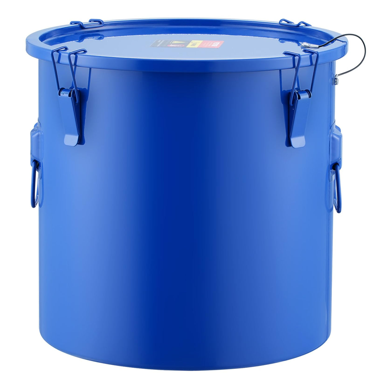 Vevor Fryer Grease Bucket, 10 Gal Oil Disposal Caddy Carbon Steel Fryer Oil Bucket With Rust-Proof Coating, Oil Transport Contai