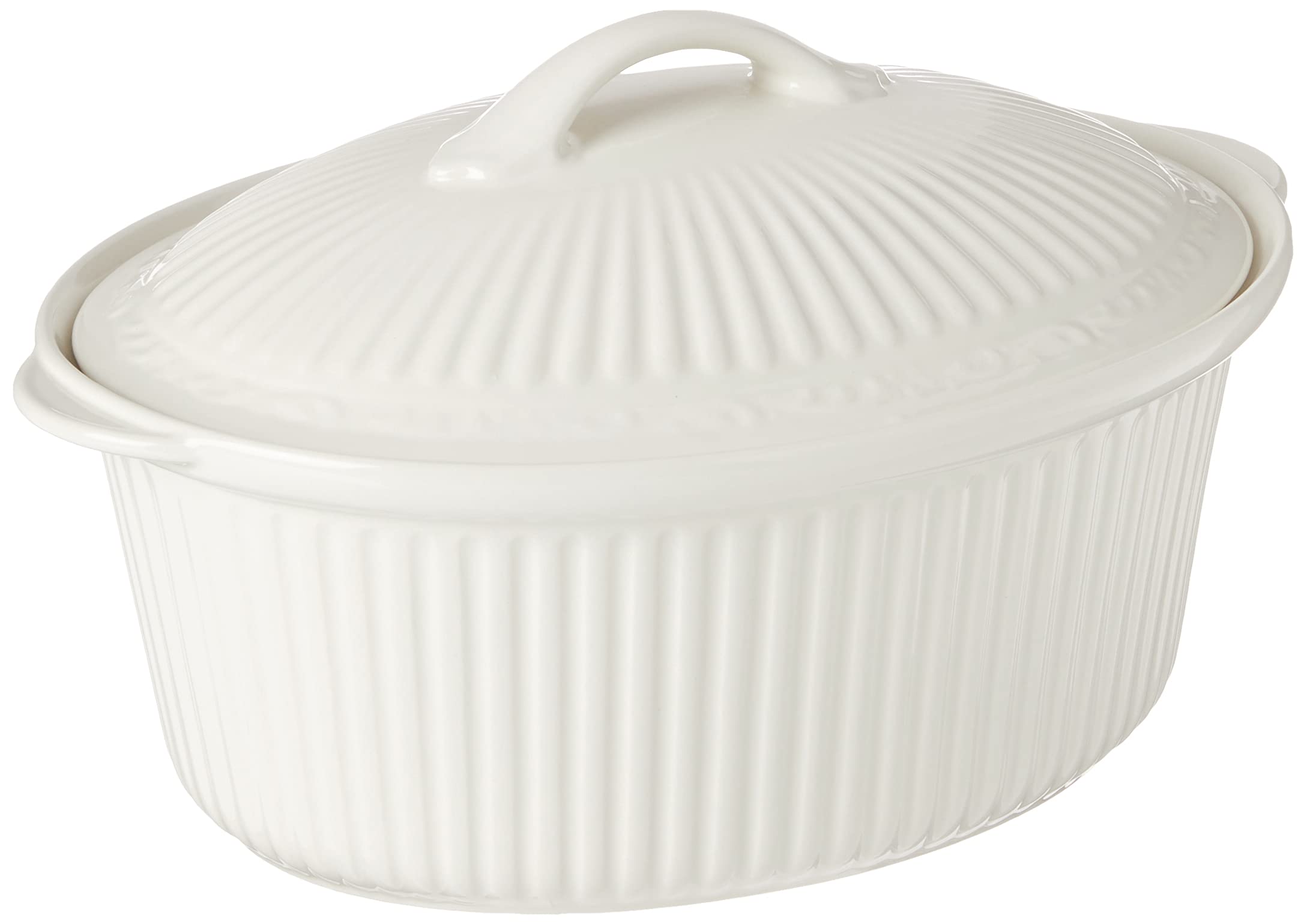Mikasa Italian Countryside Oval Casserole Dish With Lid, 1.5-Quart