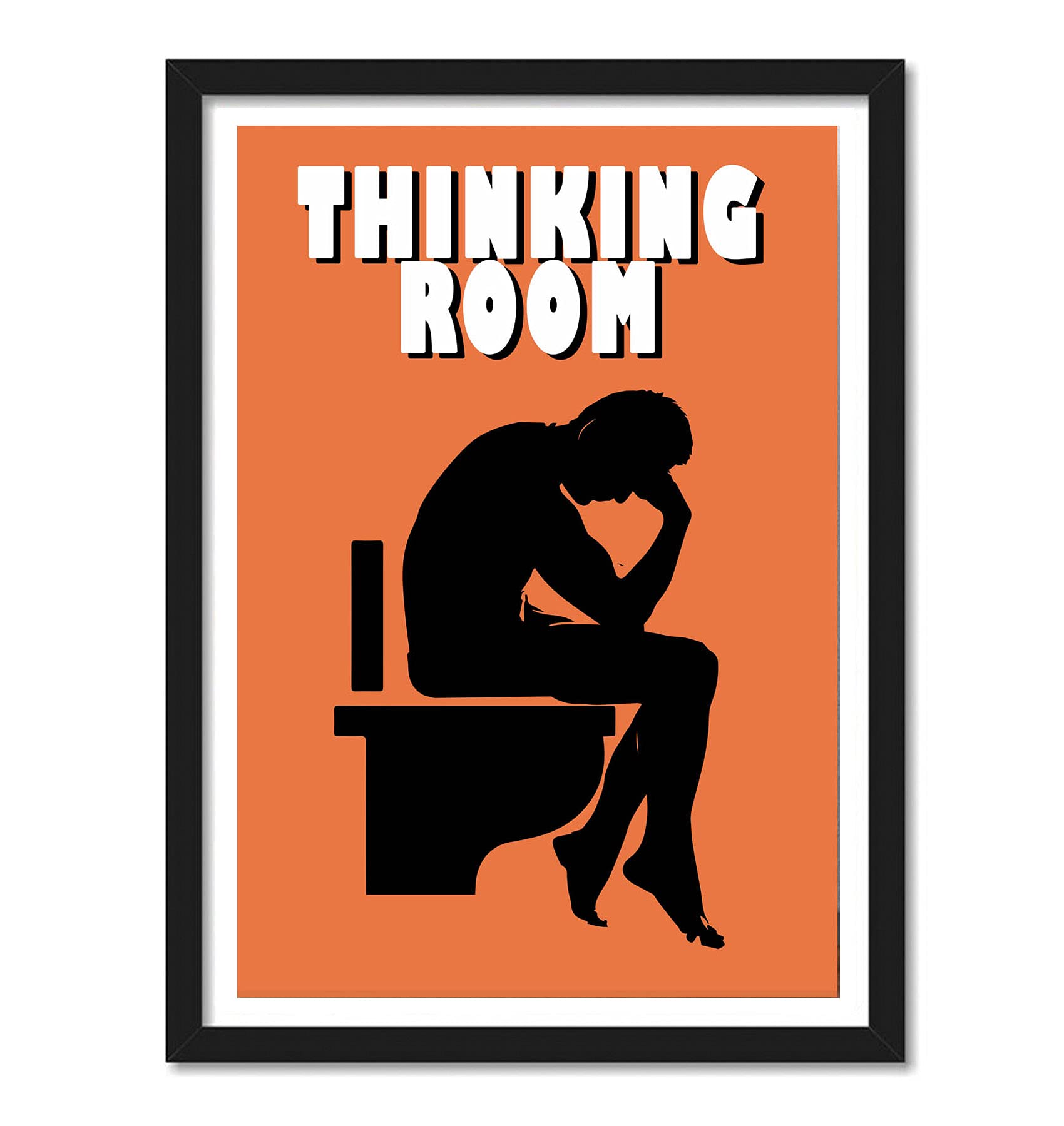 Good Hope -Funny Toilet Quote Poster Frame For Wall, Restaurants, Bar, Kitchen, Room & Office Decoration Poster Framed (10 Inch 