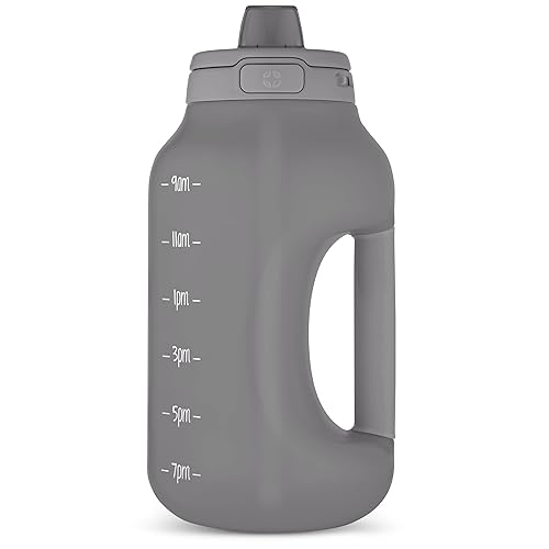 Ello Hydra Half Gallon Jug With Time Marker & Handle For All Day Hydration & Silicone Straw With Locking, Leak Proof Lid Bpa Fre