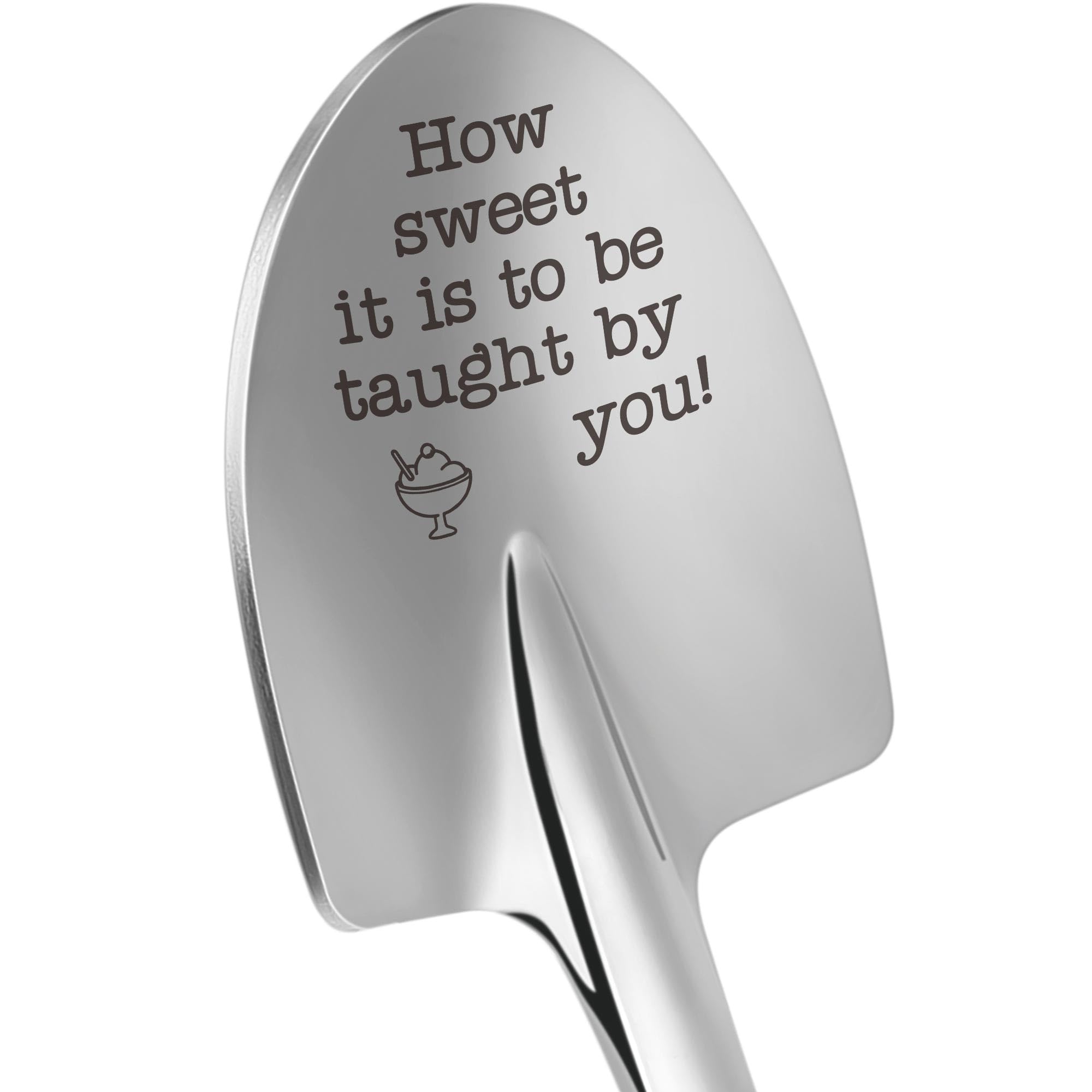 Funny Ice Cream Shovel Gifts for Teacher Appreciation Gift Women Thank You Teachers End of Year Presents Professor Instructor Me