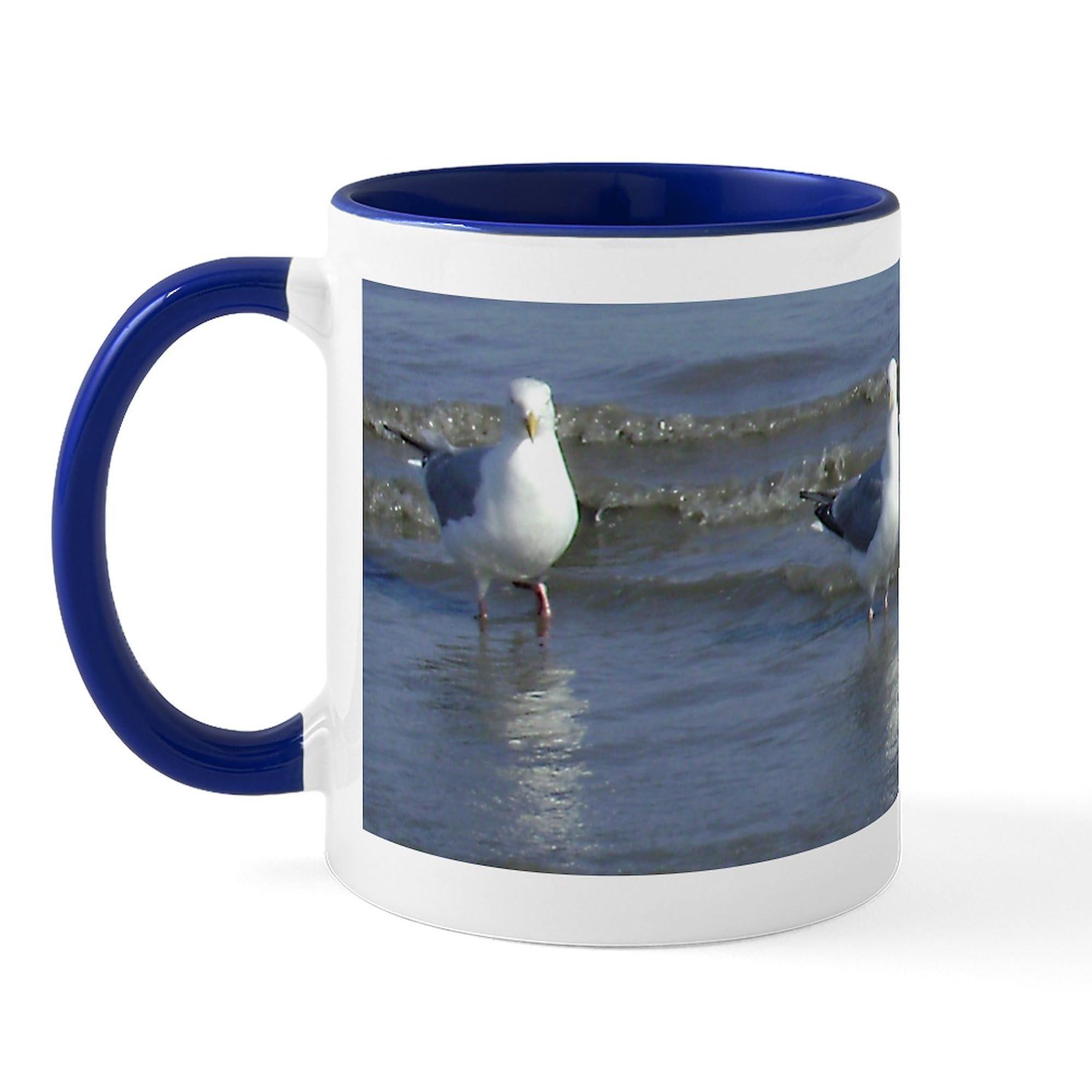 CafePress Seagull Heaven Mug 11 oz (325 ml) Ceramic Coffee Mug