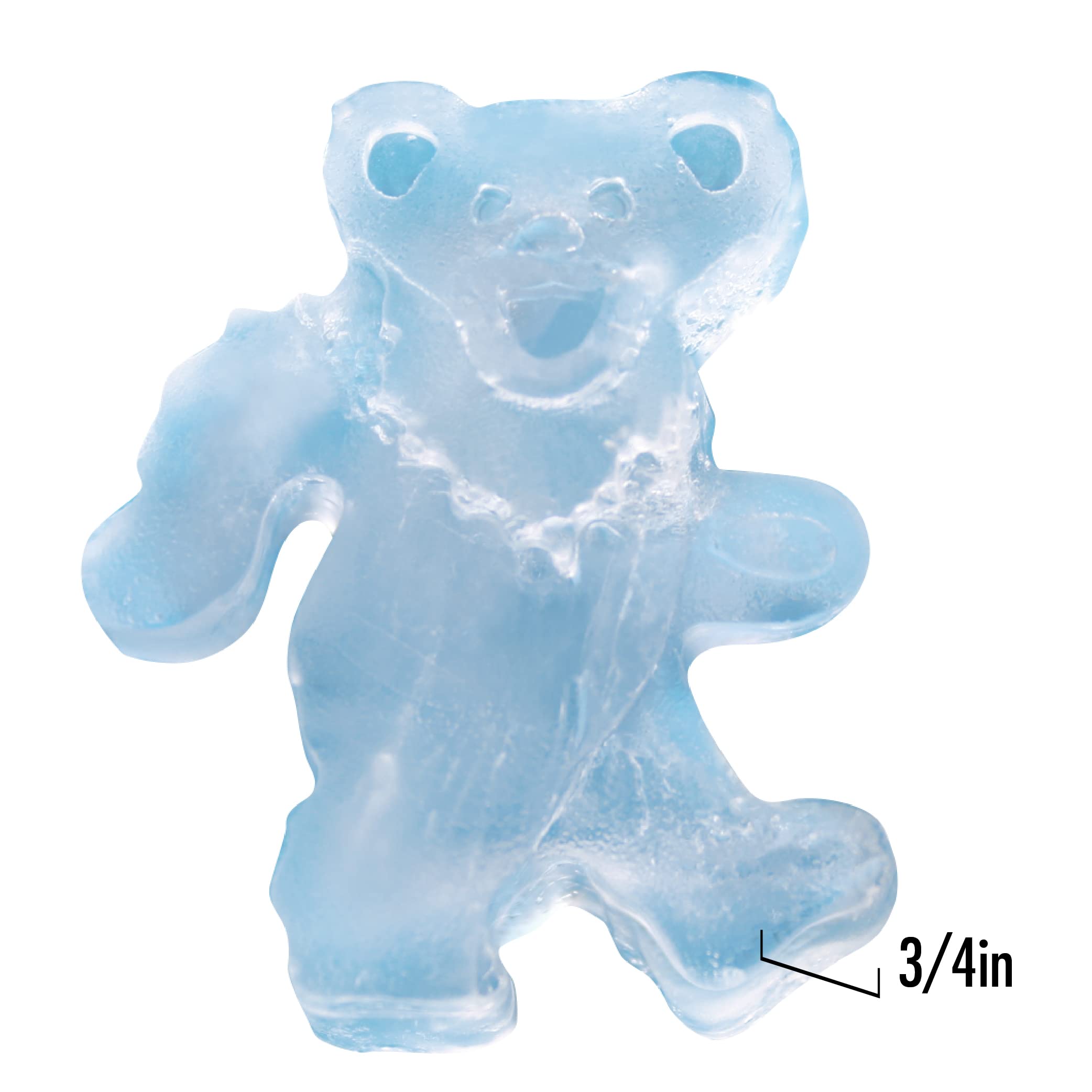 ICUP Grateful Dead Ice Cube Mold Tray  Freezer Bar Items Shapes & Trays  Rock Specialty Molds  Officially Licensed Blue 8.5 x 4.5 x .9
