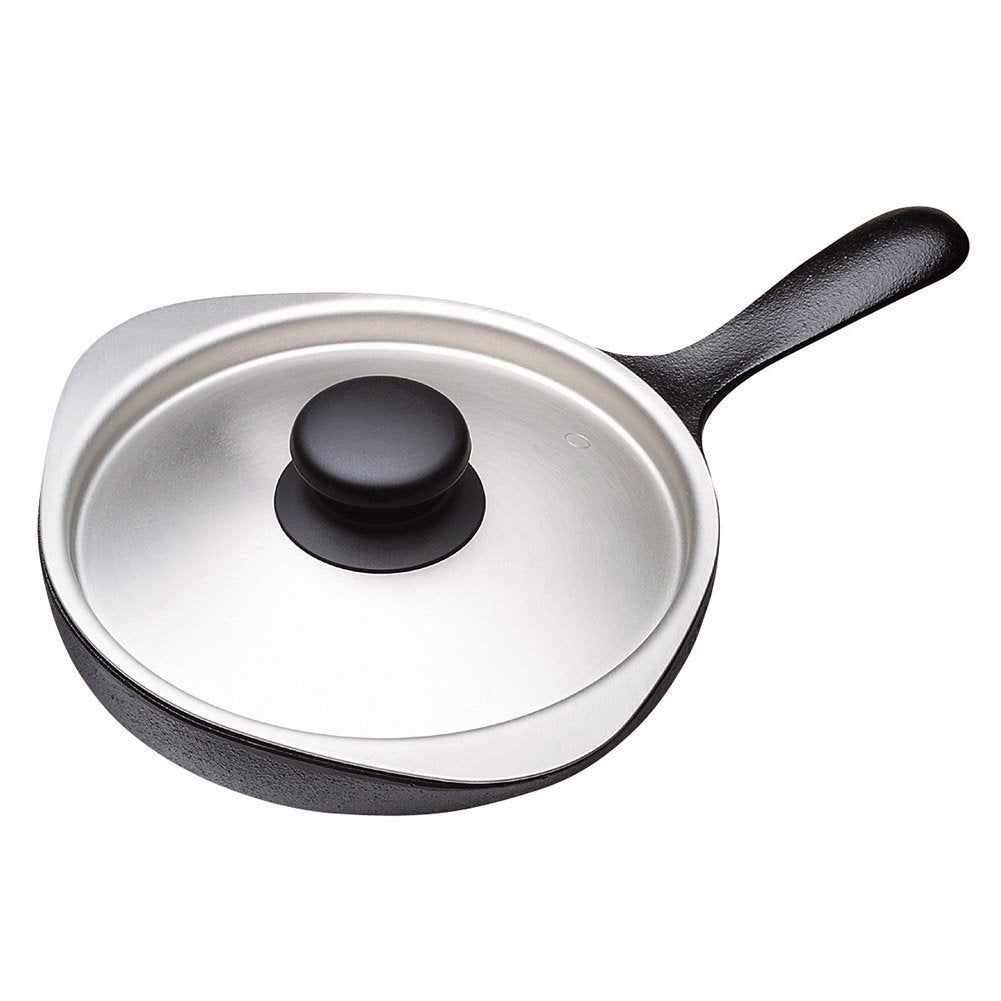 Sori Yanagi Nanbu Ironware Mini Bread with Simple Design That Can Be Served As It Is For Your Table, 6.3 inches (16 cm), Made in