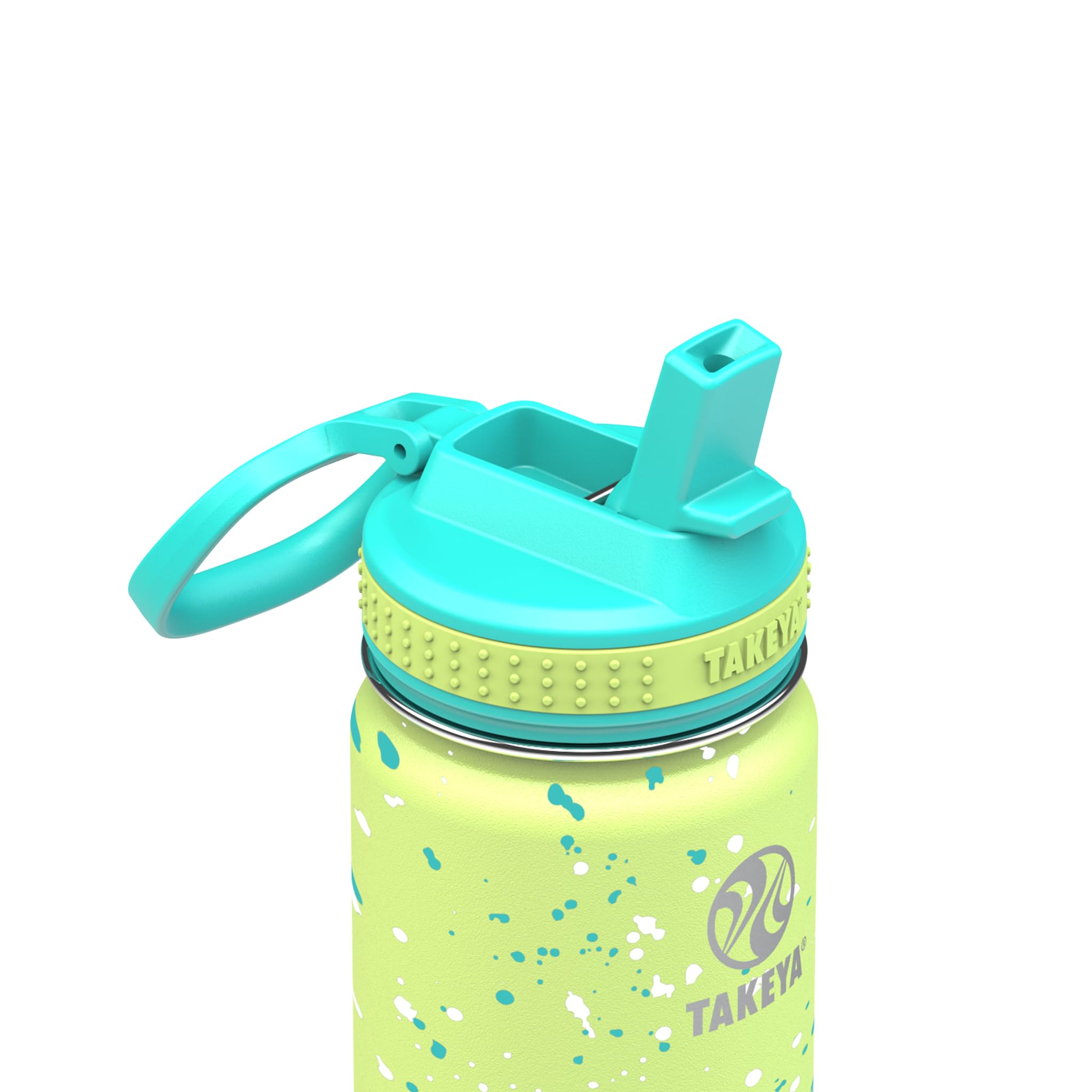 Takeya Actives Water Bottle With Straw Lid - Bottle With Double Stainless Steel Insulation - Dishwasher Safe & Bpa-Free - Bottle