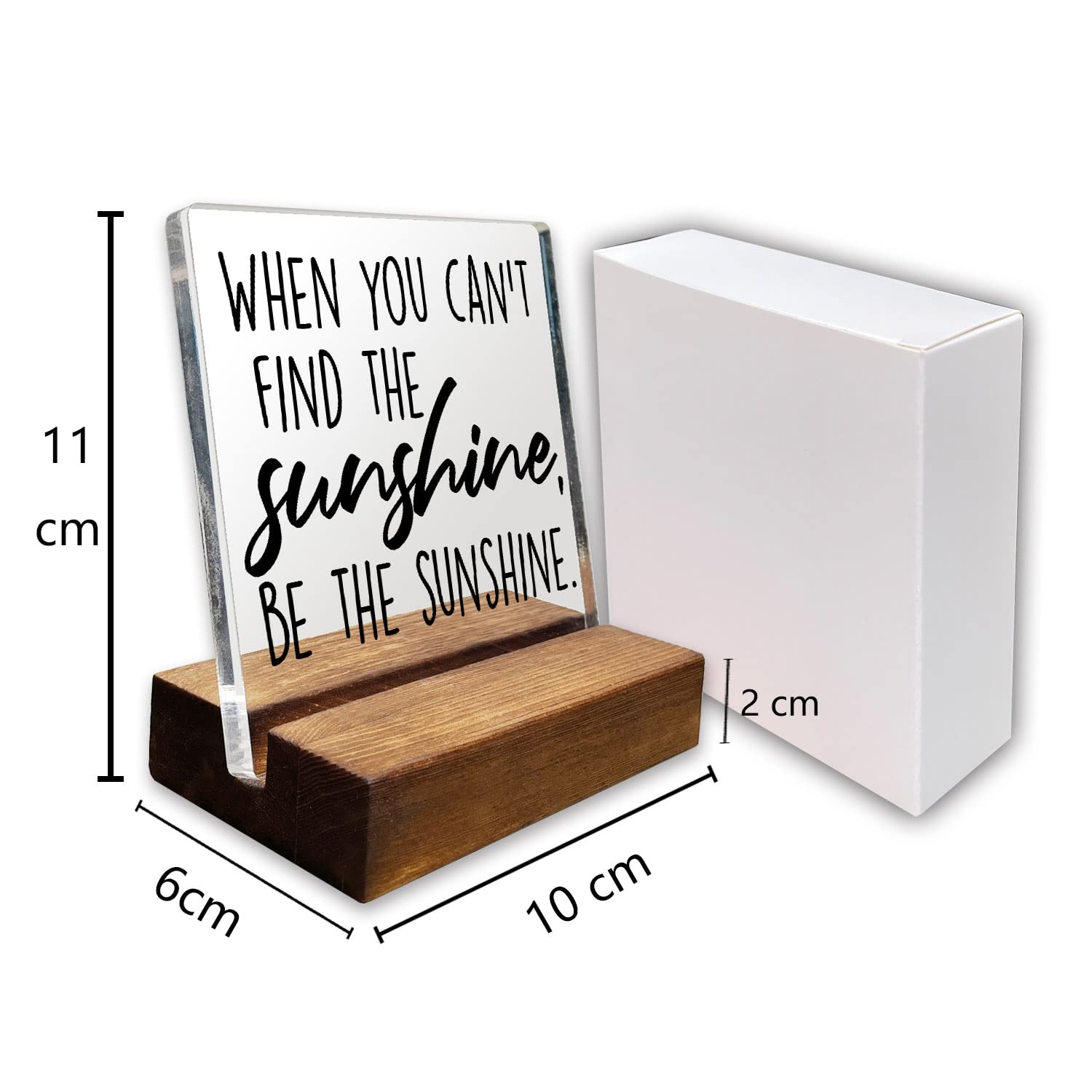 Be The Sunshine Inspirational Quotes Desk Decor Gifts For Women Best Friend Encouragement Office Inspiration Positive Plaque Acr