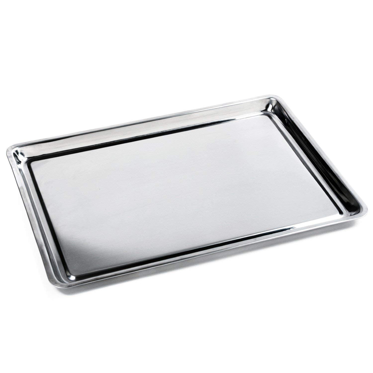 Norpro Stainless Steel Jelly Roll Baking Pan, 15"x10"x1", Chrome, Model 3865
