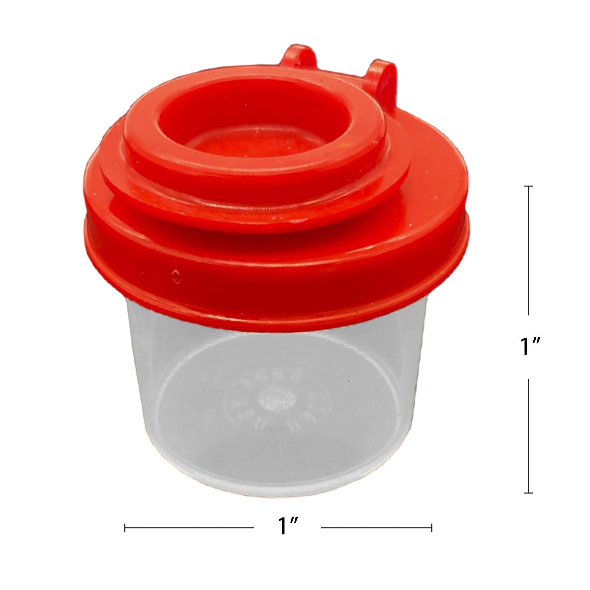 BRAZZA Salt and Pepper Shakers Moisture Proof Set Perfect to go Camping Picnic Outdoors Kitchen Lunch Boxes Travel Spice Set Clear with Black Lids Plastic Airtight Spice Jar Dispenser (5 mini)