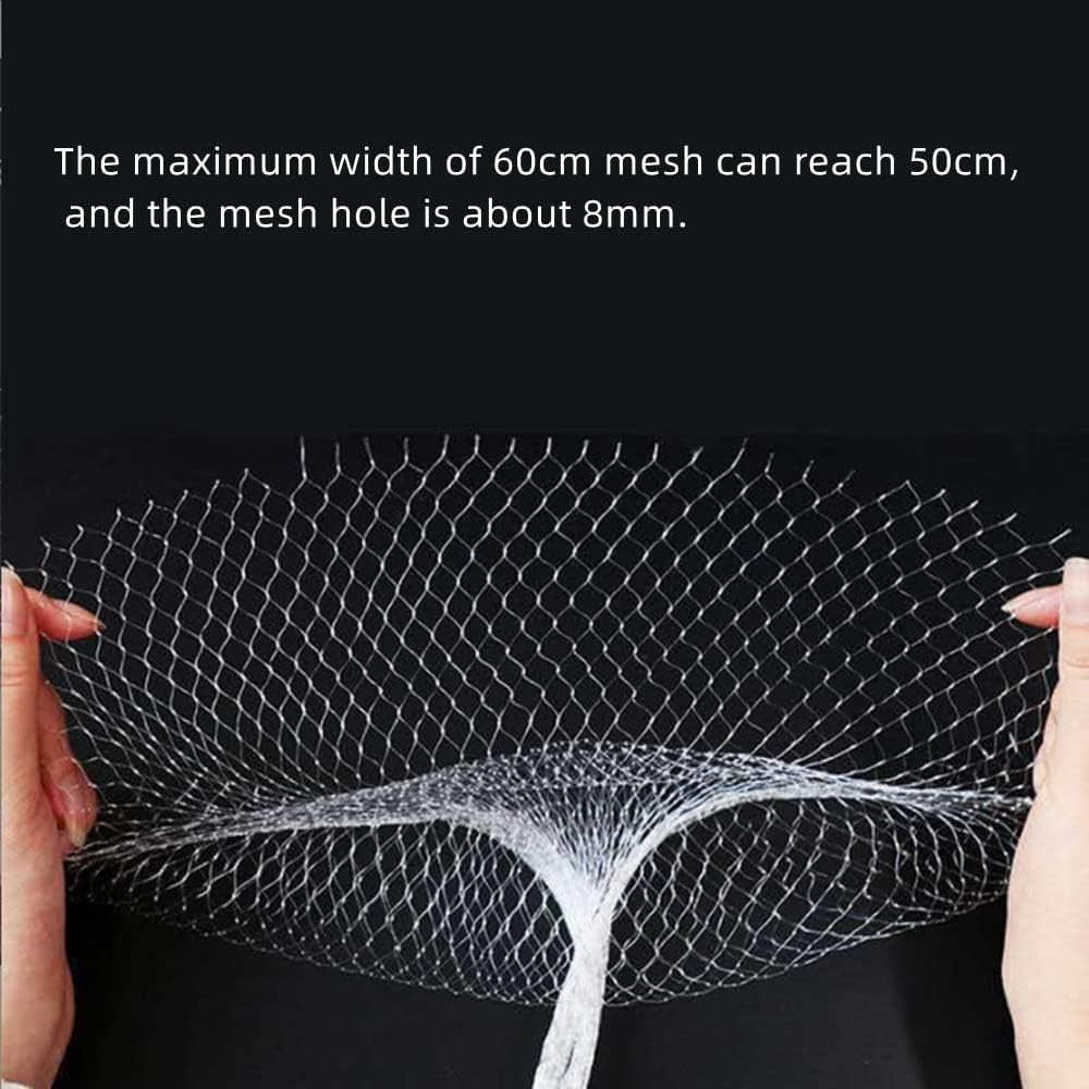 Bryhzkcm 100 Pieces Nylon Mesh Net Bags Reusable Mesh Bags, Seafood Boiling Bags,Fruit And Vegetable Produce Packaging Net,24 In