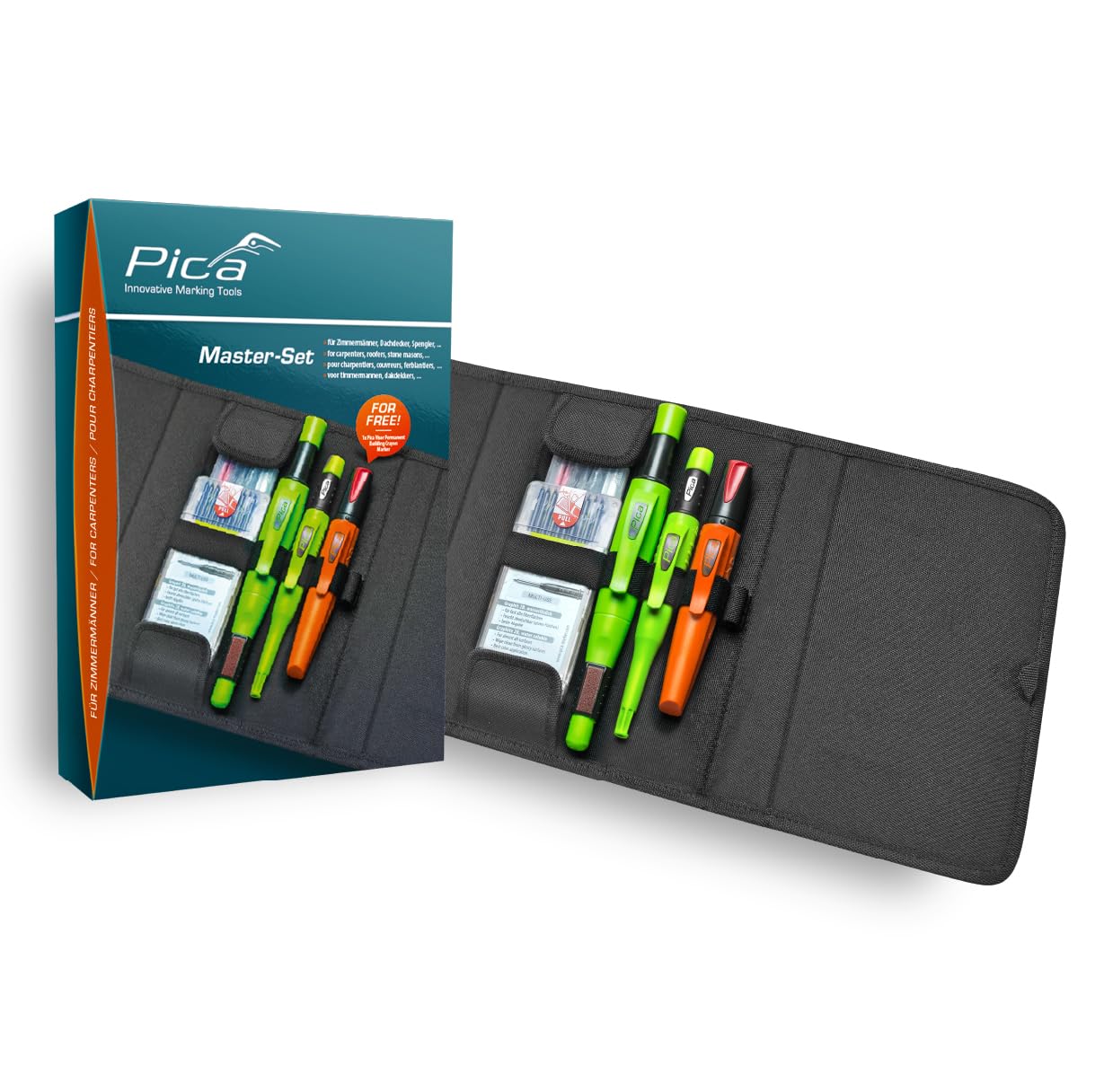 Pica Master-Set Carpenter 55030 Stone Marker Pen-New Condition