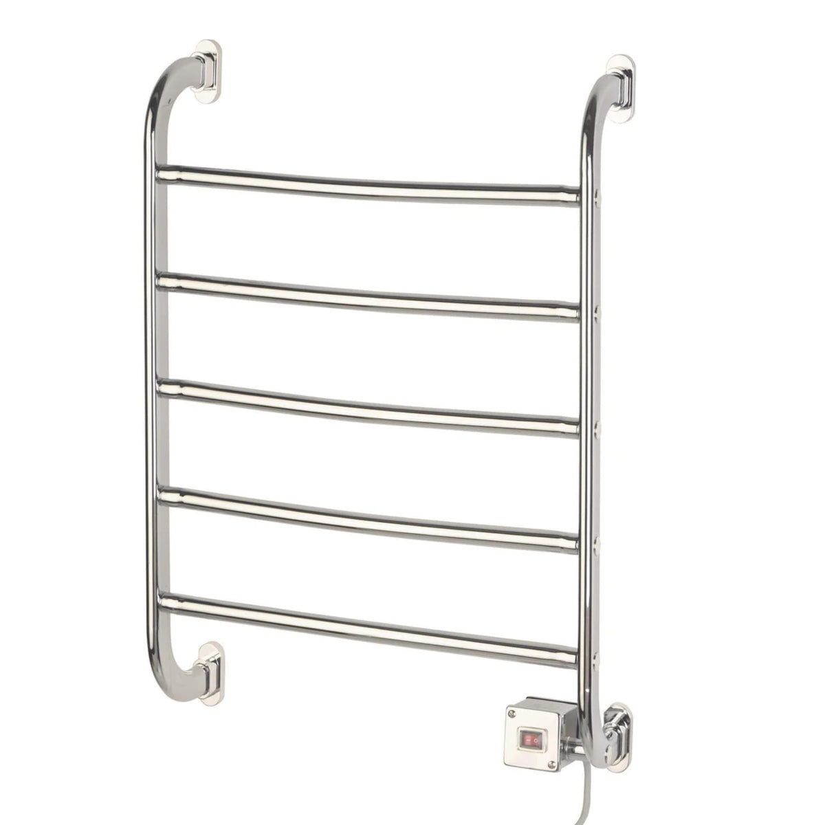 Warmrails Regent Wall Mount Chrome Finish Towel Warmer - Quick Heat - Plug In Or Direct Wire Option - Model Hsrc