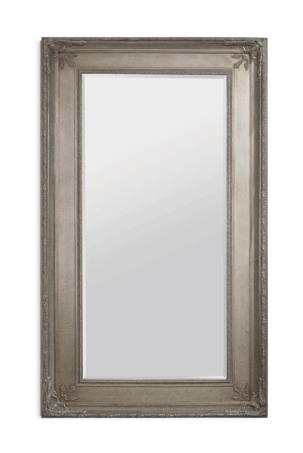 Bassett Mirror Prazzo Leaner Mirror, Ant Silver