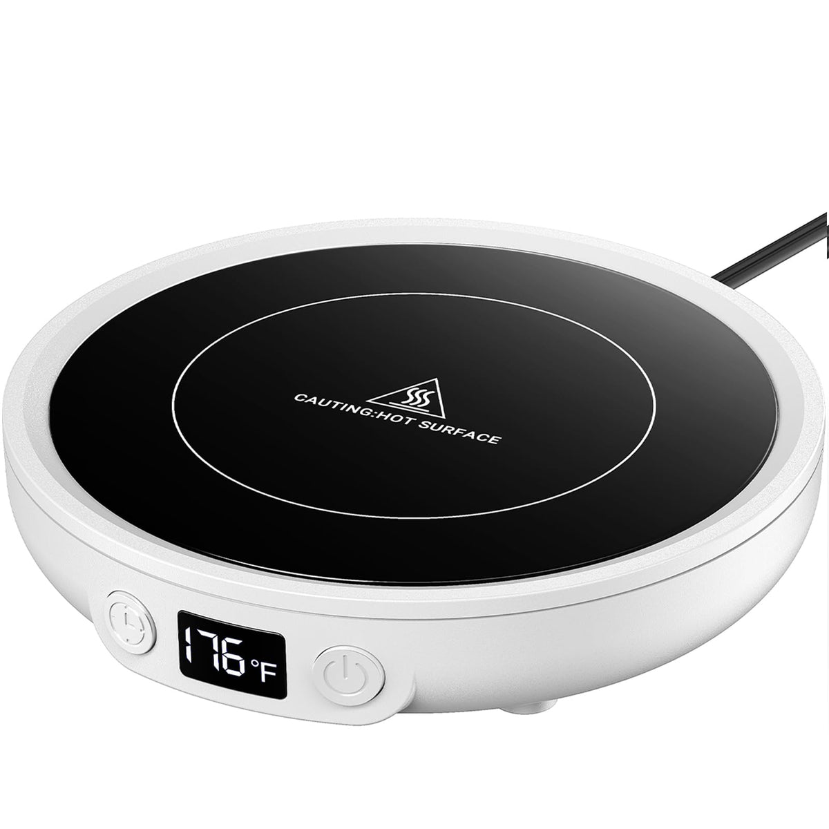 Sweetfull Mug Warmer - 36W Coffee Cup Warmer For Desk With 3-Temp Settings Display, 2-12H Timer, Candle Warmer Plate, Coffee Acc